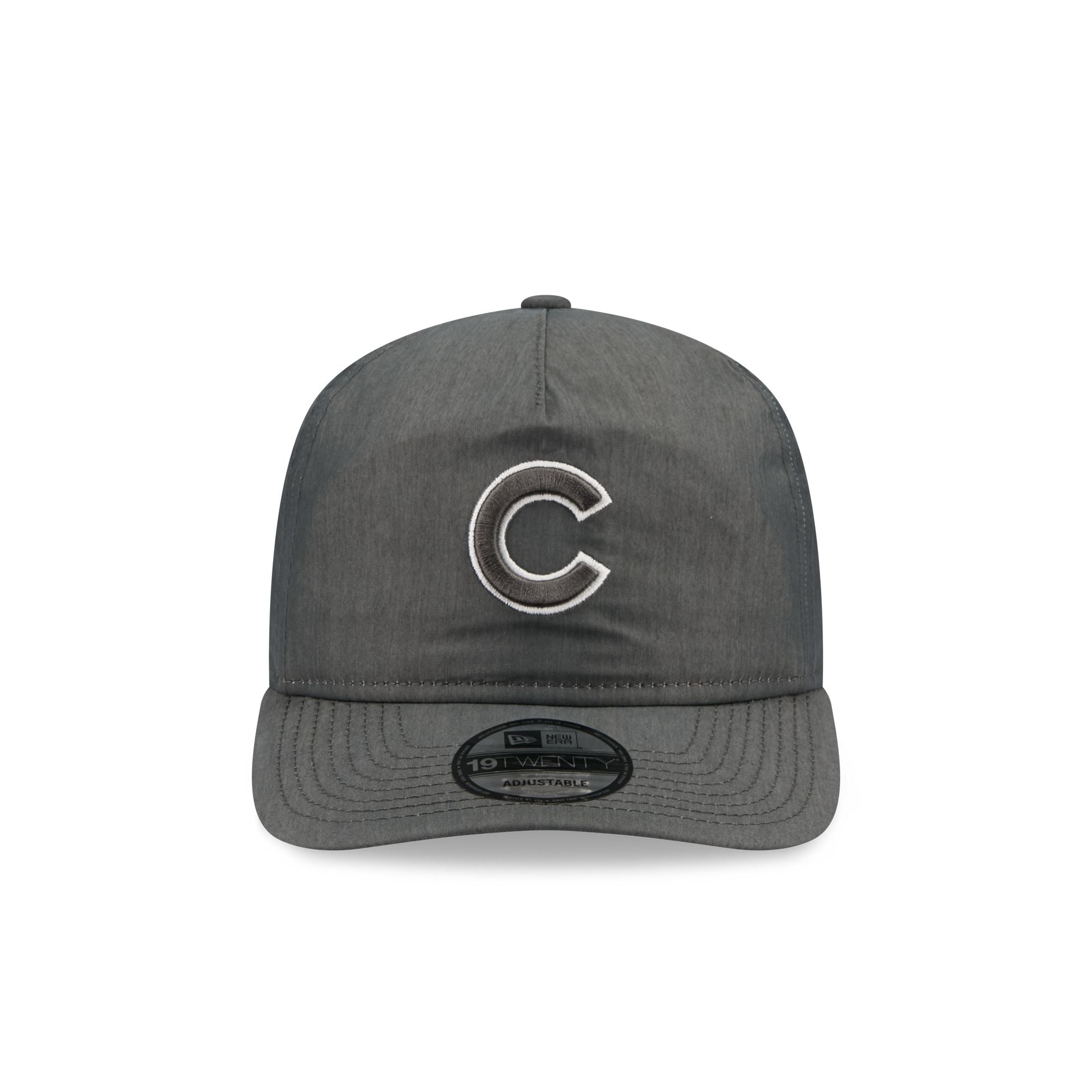 Alternative view of Chicago Cubs Heather Gray Nylon 19Twenty Adjustable Hat