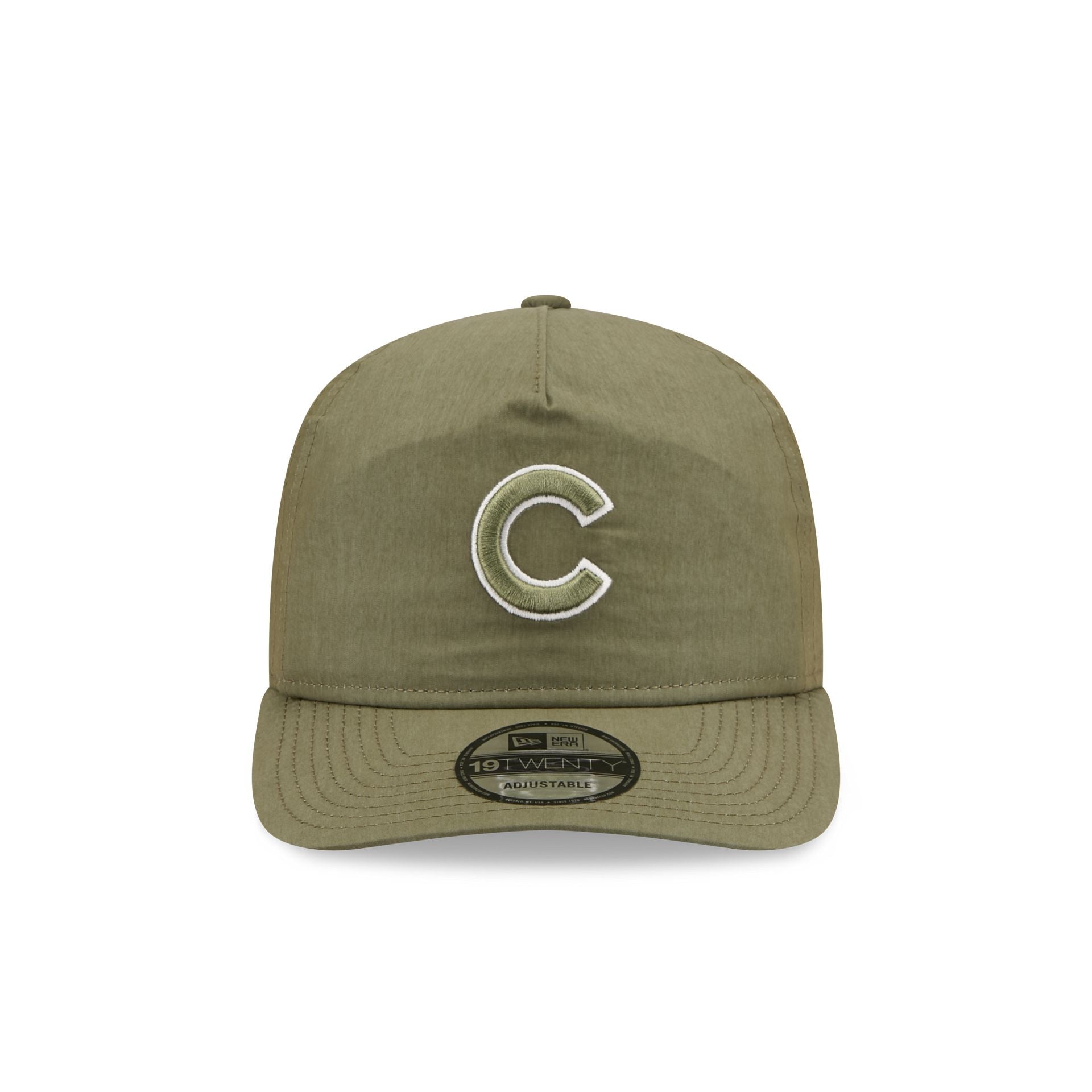 Alternative view of Chicago Cubs Olive Green Nylon 19Twenty Adjustable Hat