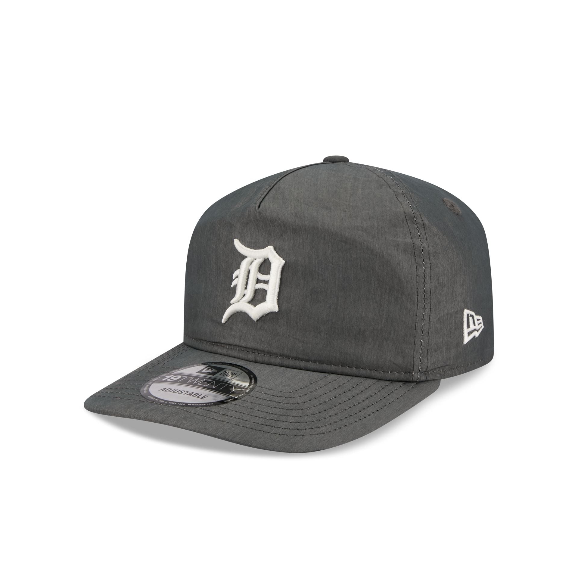 Detroit Tigers Heather Gray Nylon 19Twenty Adjustable Hat