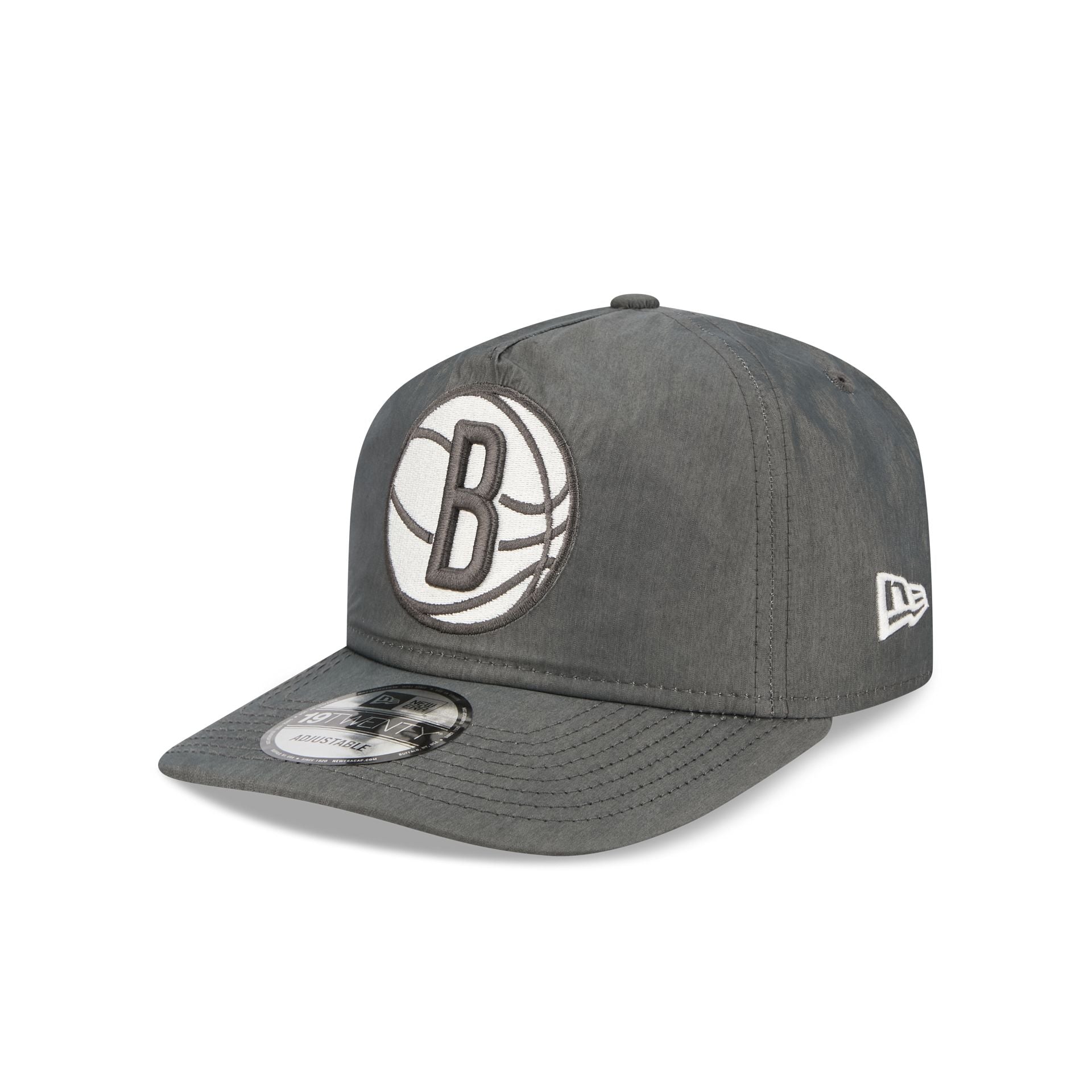 Brooklyn Nets Heather Gray Nylon 19Twenty Adjustable Hat