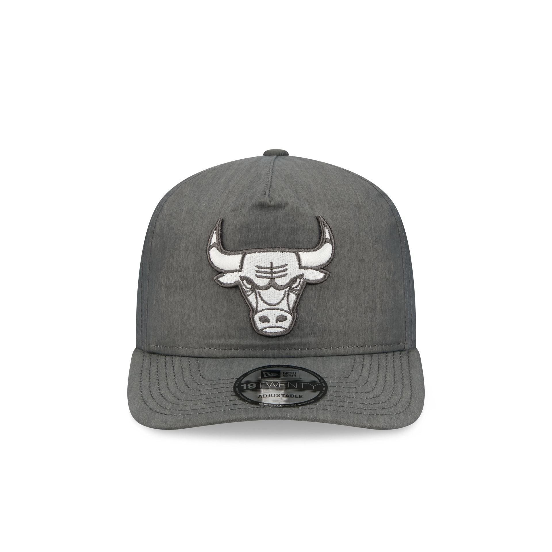 Alternative view of Chicago Bulls Heather Gray Nylon 19Twenty Adjustable Hat
