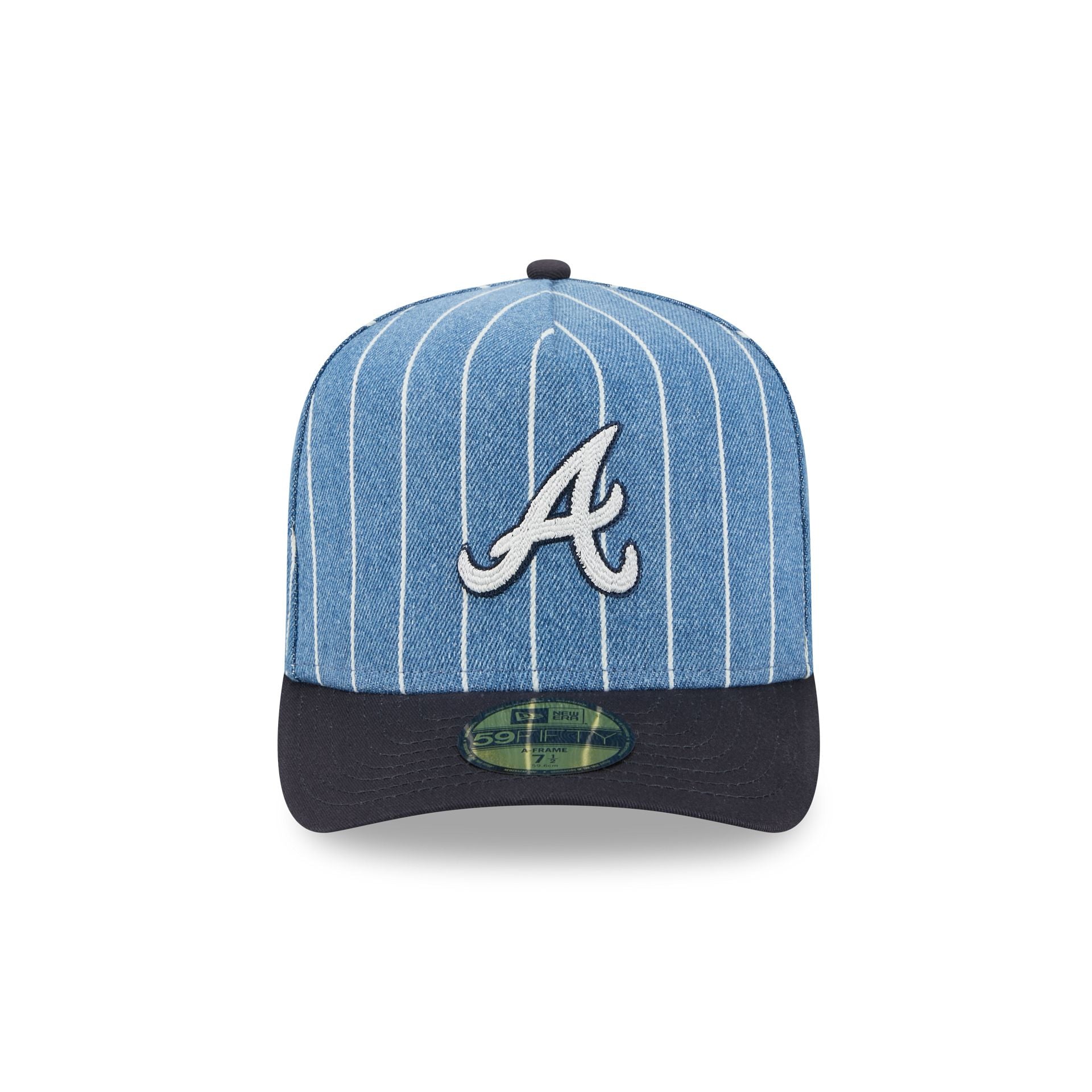 Alternative view of Atlanta Braves Parallel 59Fifty A-Frame Fitted Hat