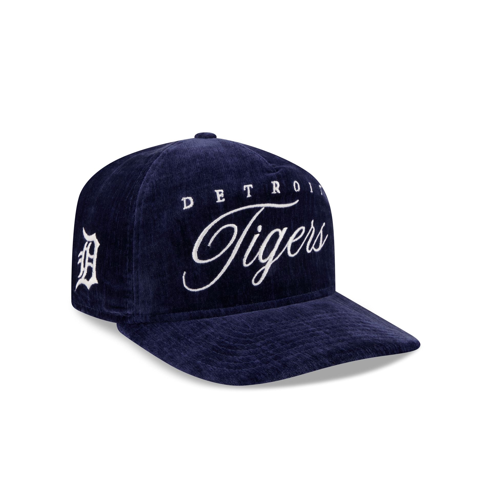 Detroit Tigers Velvet Team Script 19Twenty Adjustable Hat