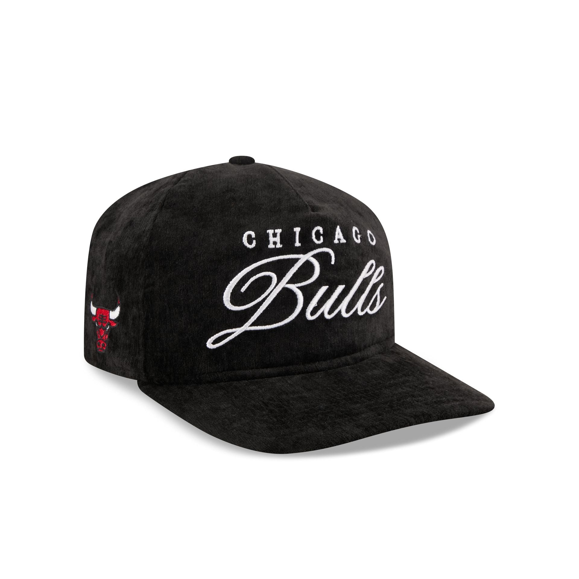 Chicago Bulls Velvet Team Script 19Twenty Adjustable Hat