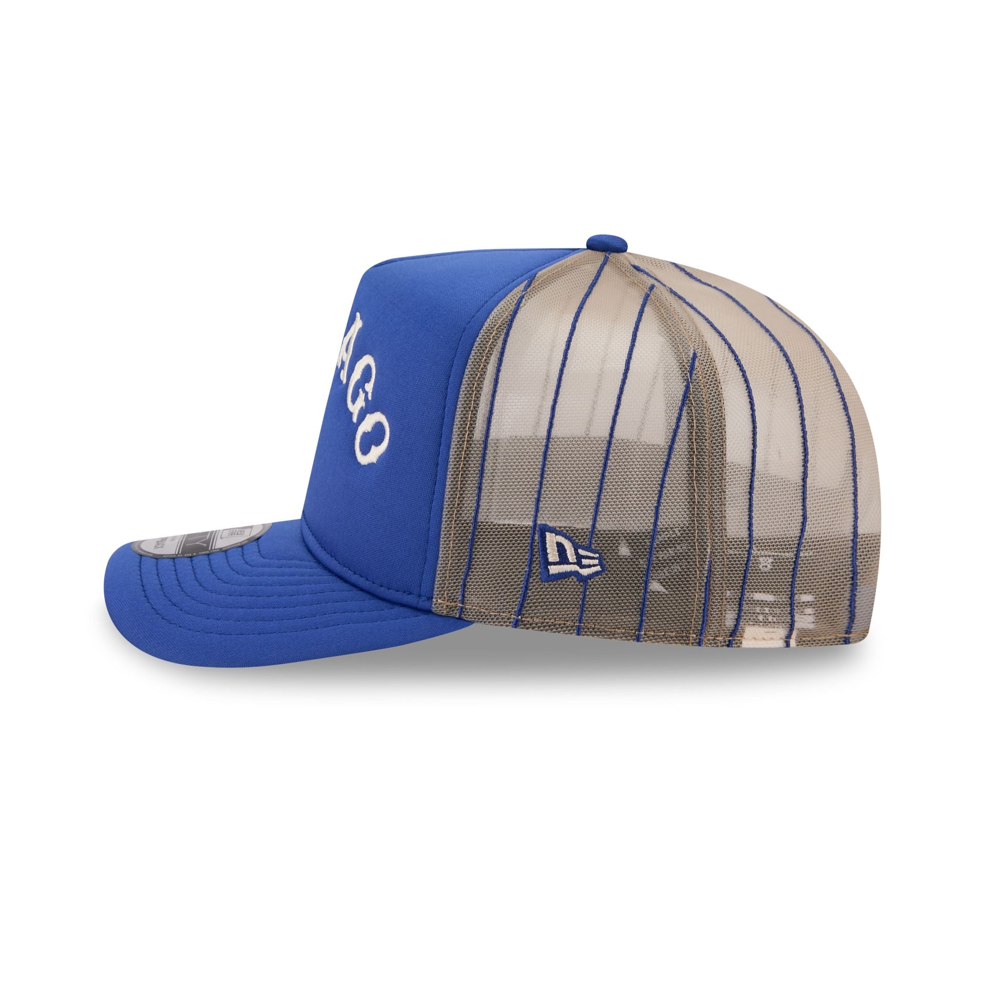 Chicago Cubs Arched 9Fifty A-Frame Trucker Hat - Image 4