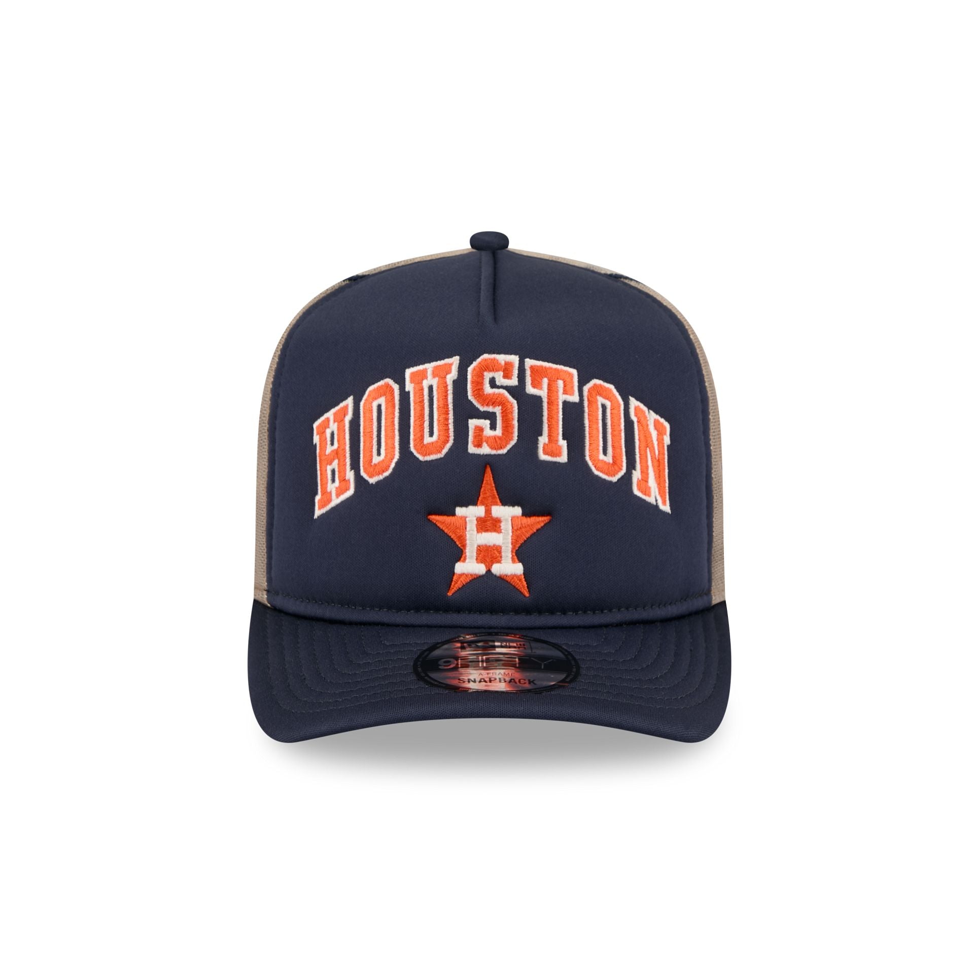 Alternative view of Houston Astros Arched 9Fifty A-Frame Trucker Hat