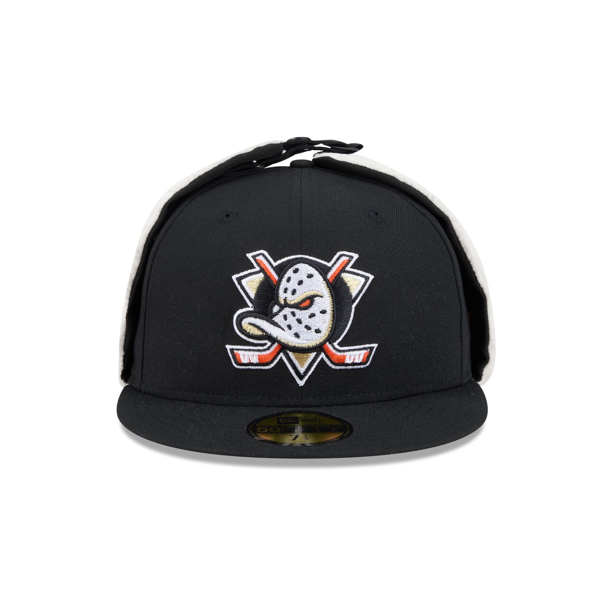Alternative view of Anaheim Ducks Classic Dog Ear 59Fifty Fitted Hat