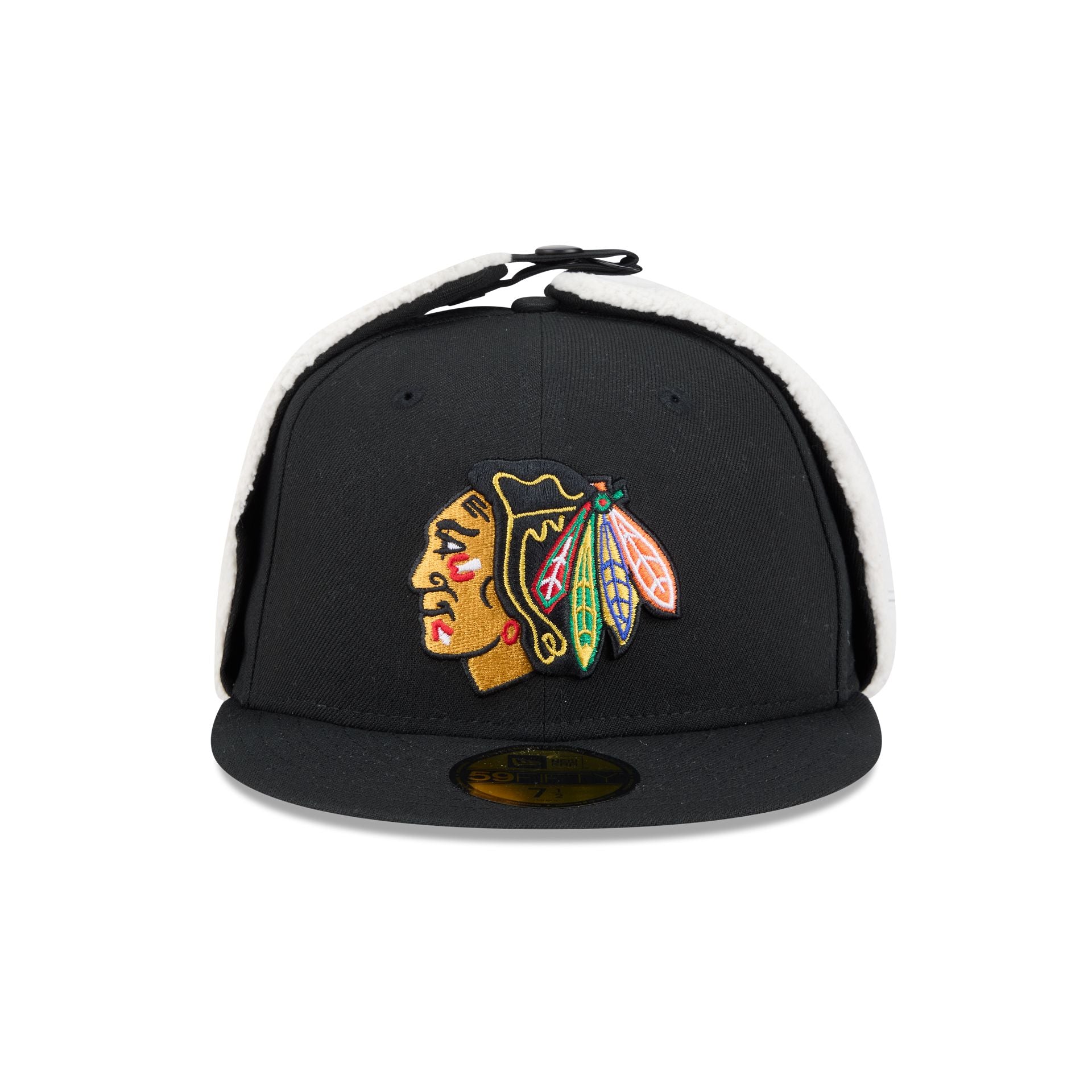 Alternative view of Chicago Blackhawks Classic Dog Ear 59Fifty Fitted Hat