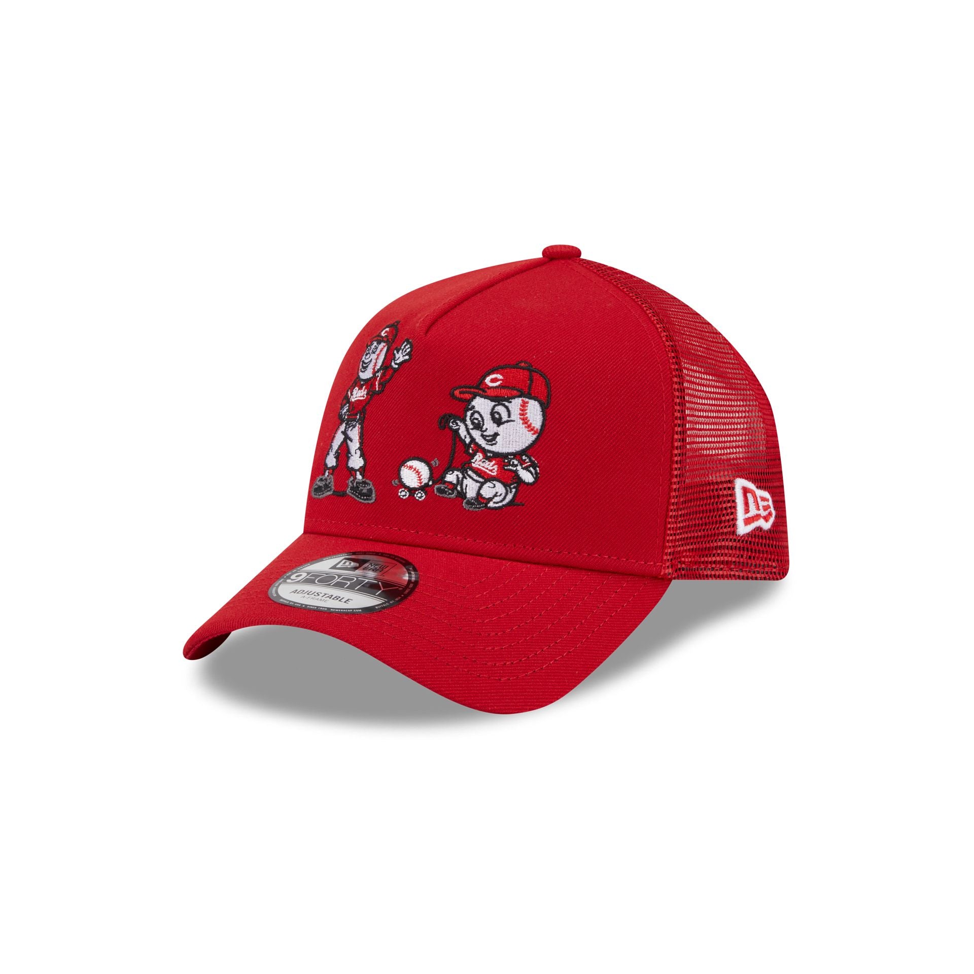 Cincinnati Reds Generation Mascots 9Forty A-Frame Trucker Hat