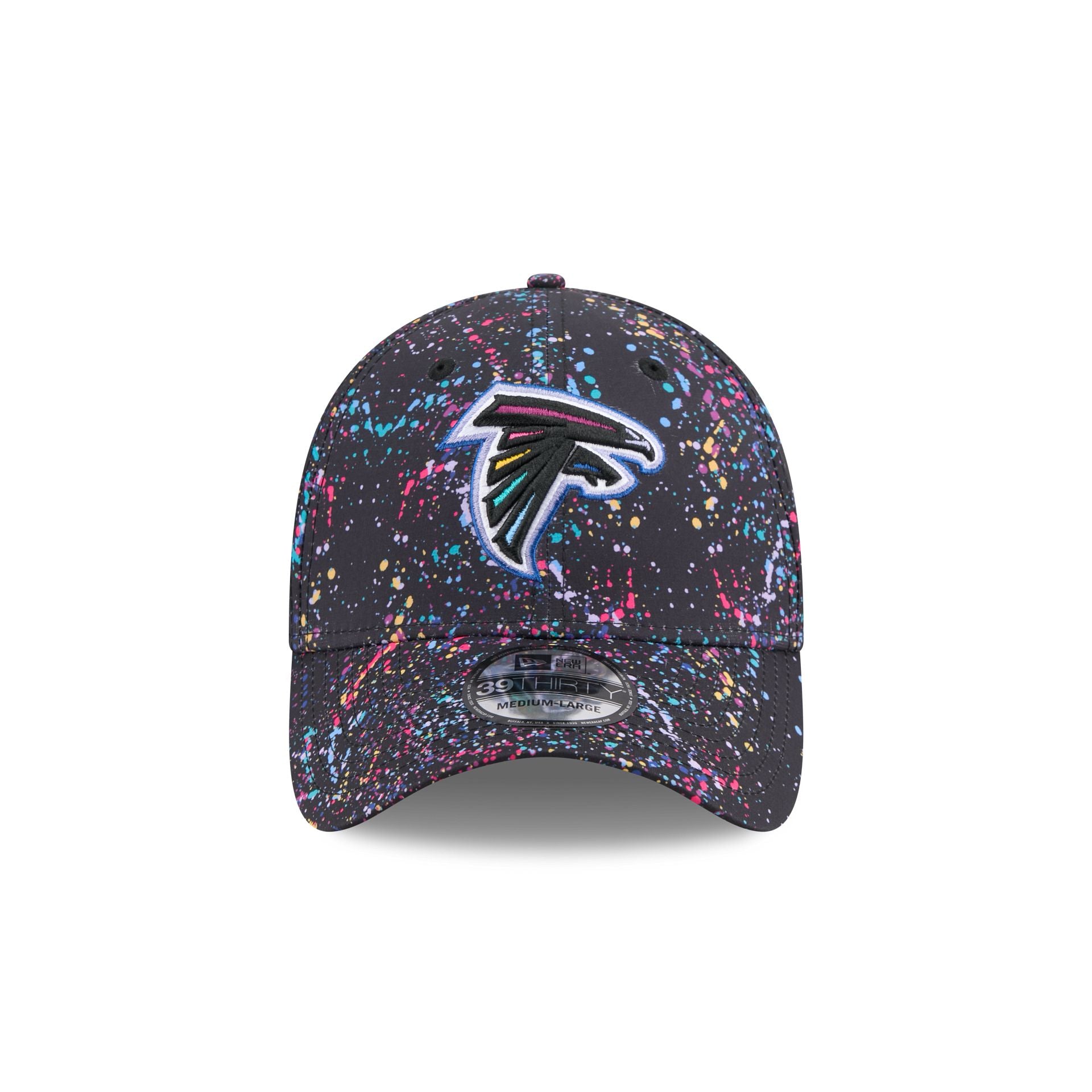 Alternative view of Atlanta Falcons 2025 Crucial Catch 39Thirty Stretch Fit Hat