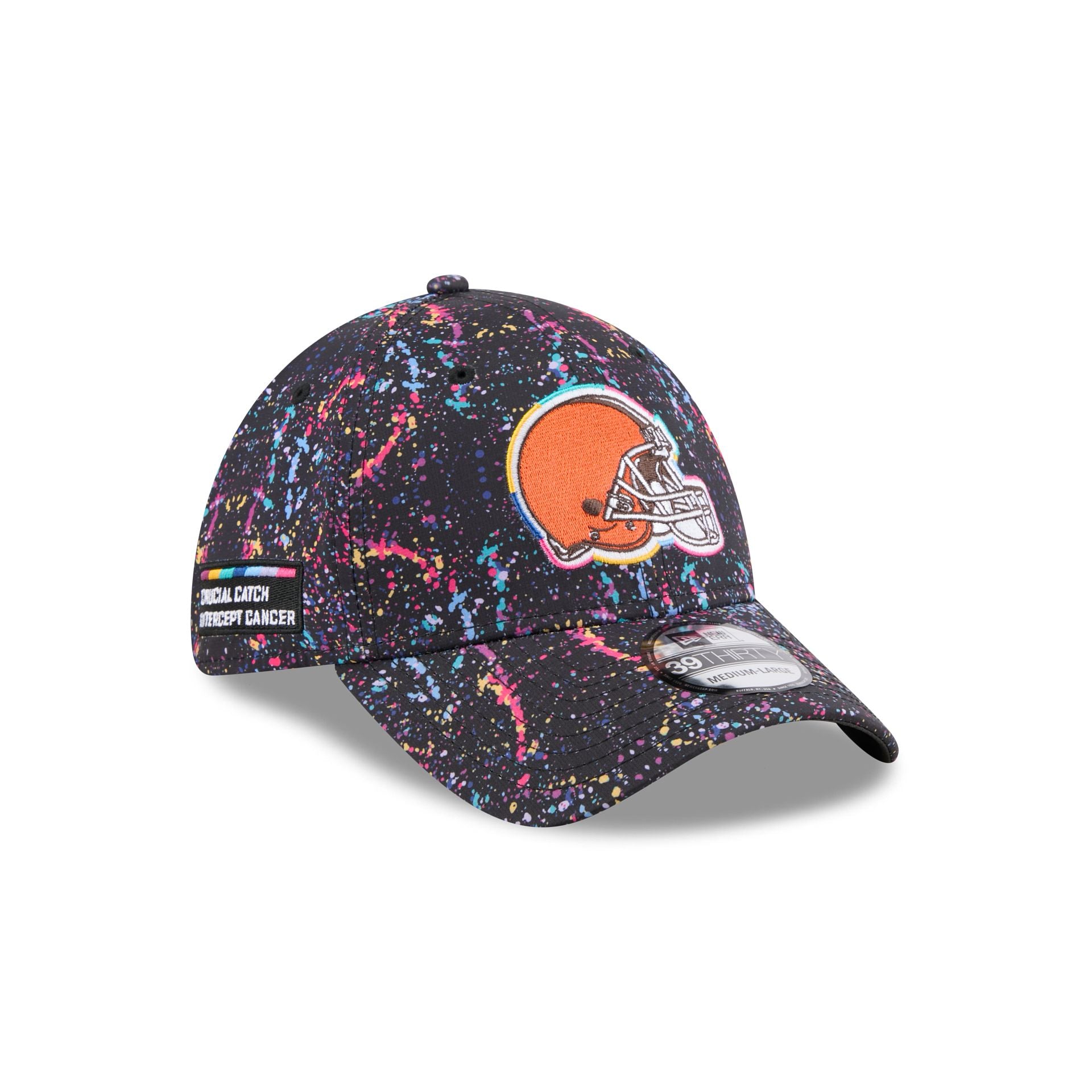 Cleveland Browns 2025 Crucial Catch 39Thirty Stretch Fit Hat