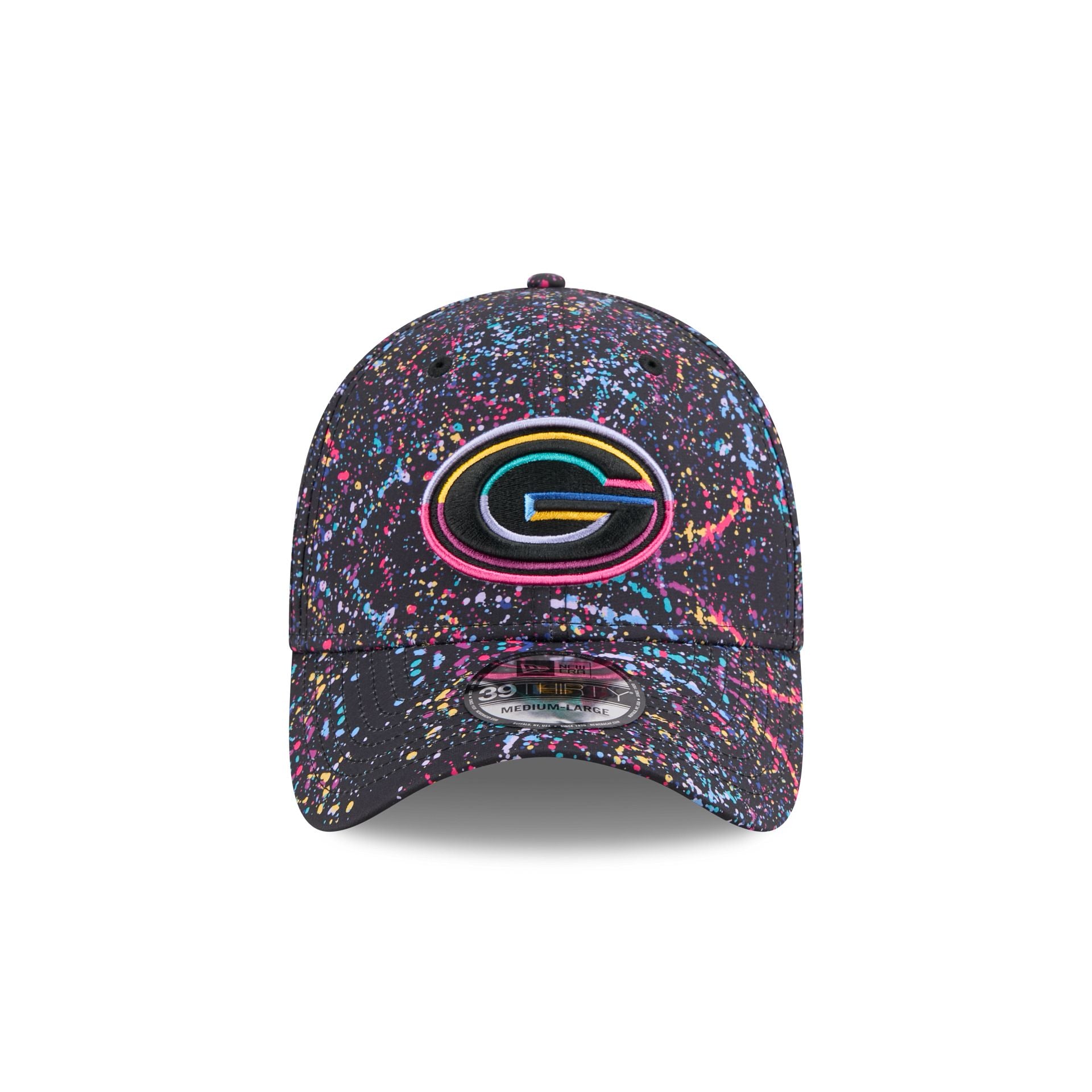 Alternative view of Green Bay Packers 2025 Crucial Catch 39Thirty Stretch Fit Hat