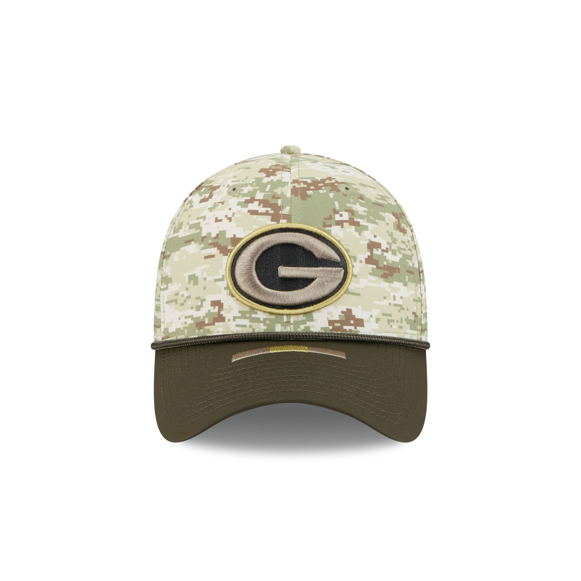 Alternative view of Green Bay Packers 2025 Salute To Service Digi Camo 39Thirty Stretch Fit Hat