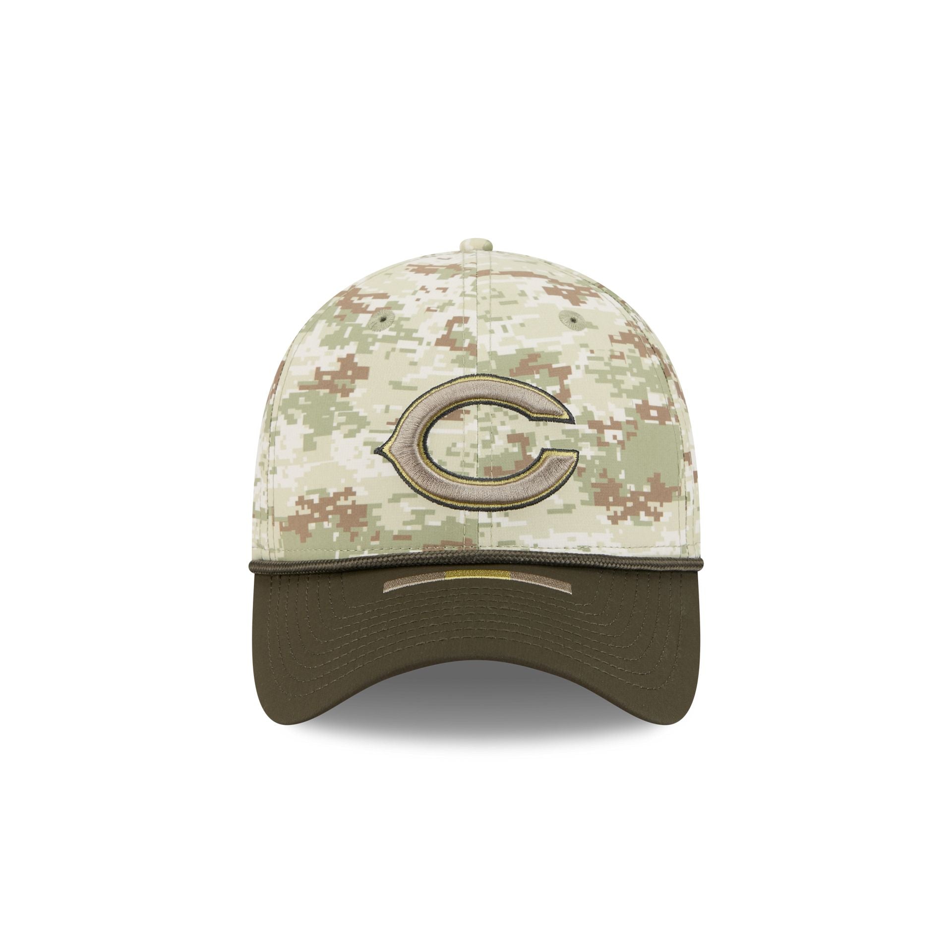 Alternative view of Chicago Bears 2025 Salute To Service Digi Camo 39Thirty Stretch Fit Hat