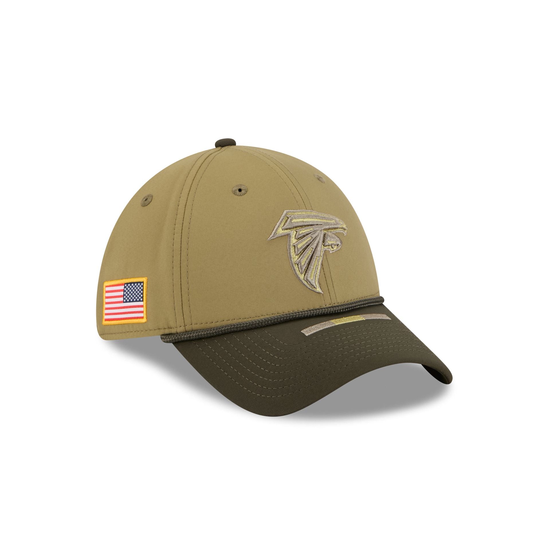 Atlanta Falcons 2025 Salute To Service 39Thirty Stretch Fit Hat