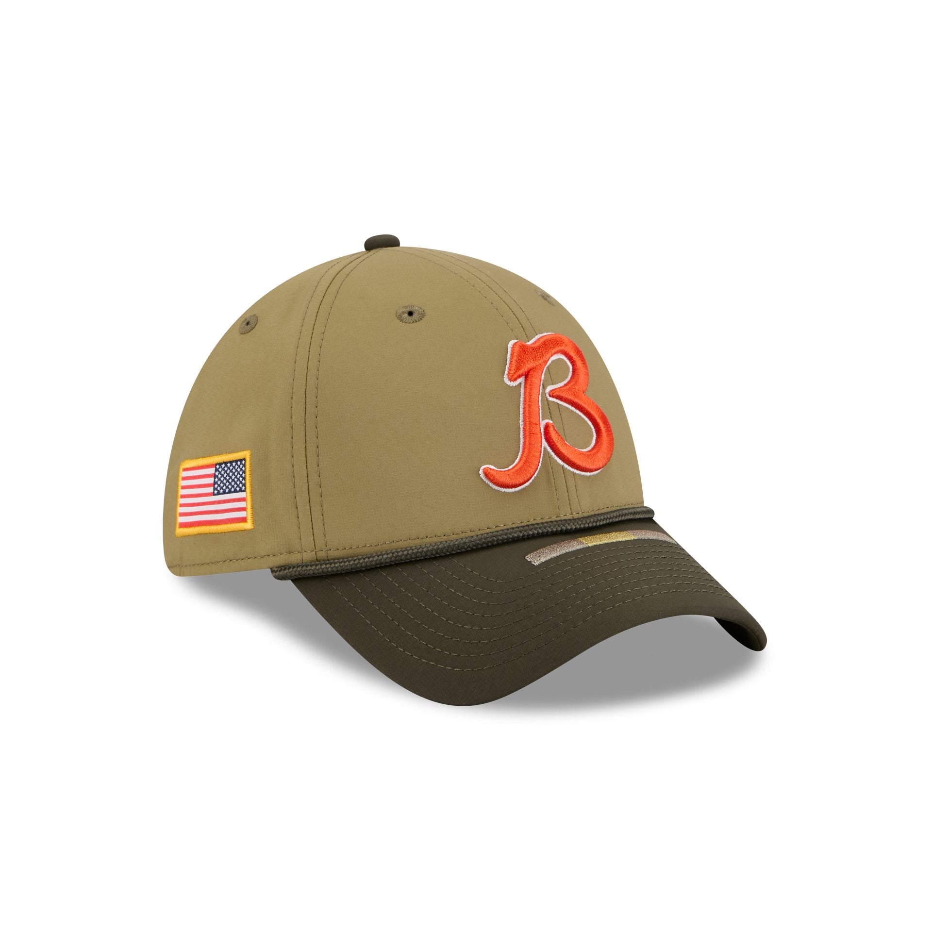 Chicago Bears 2025 Salute To Service Alt 39Thirty Stretch Fit Hat