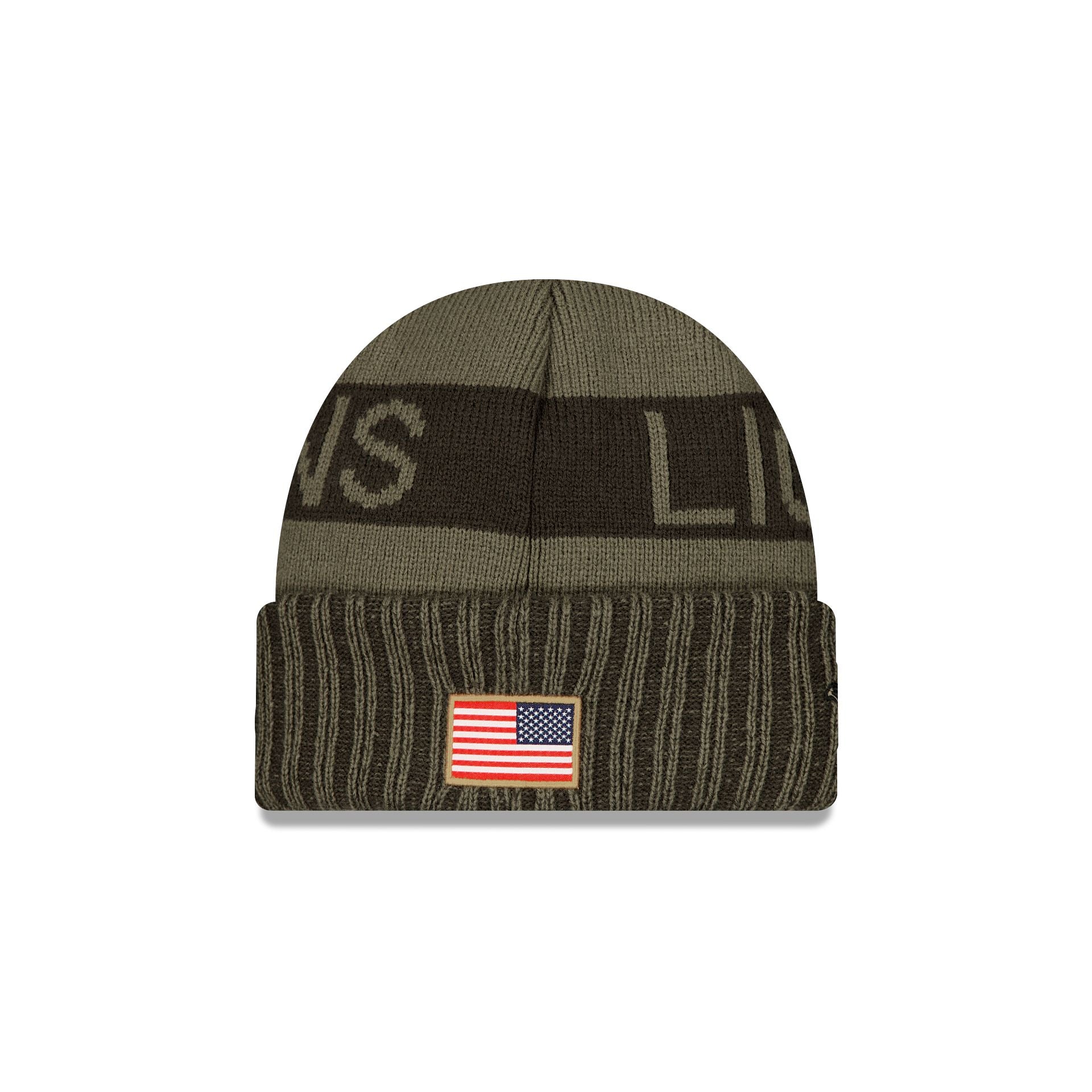 Alternative view of Detroit Lions 2025 Salute To Service Cuff Knit Hat