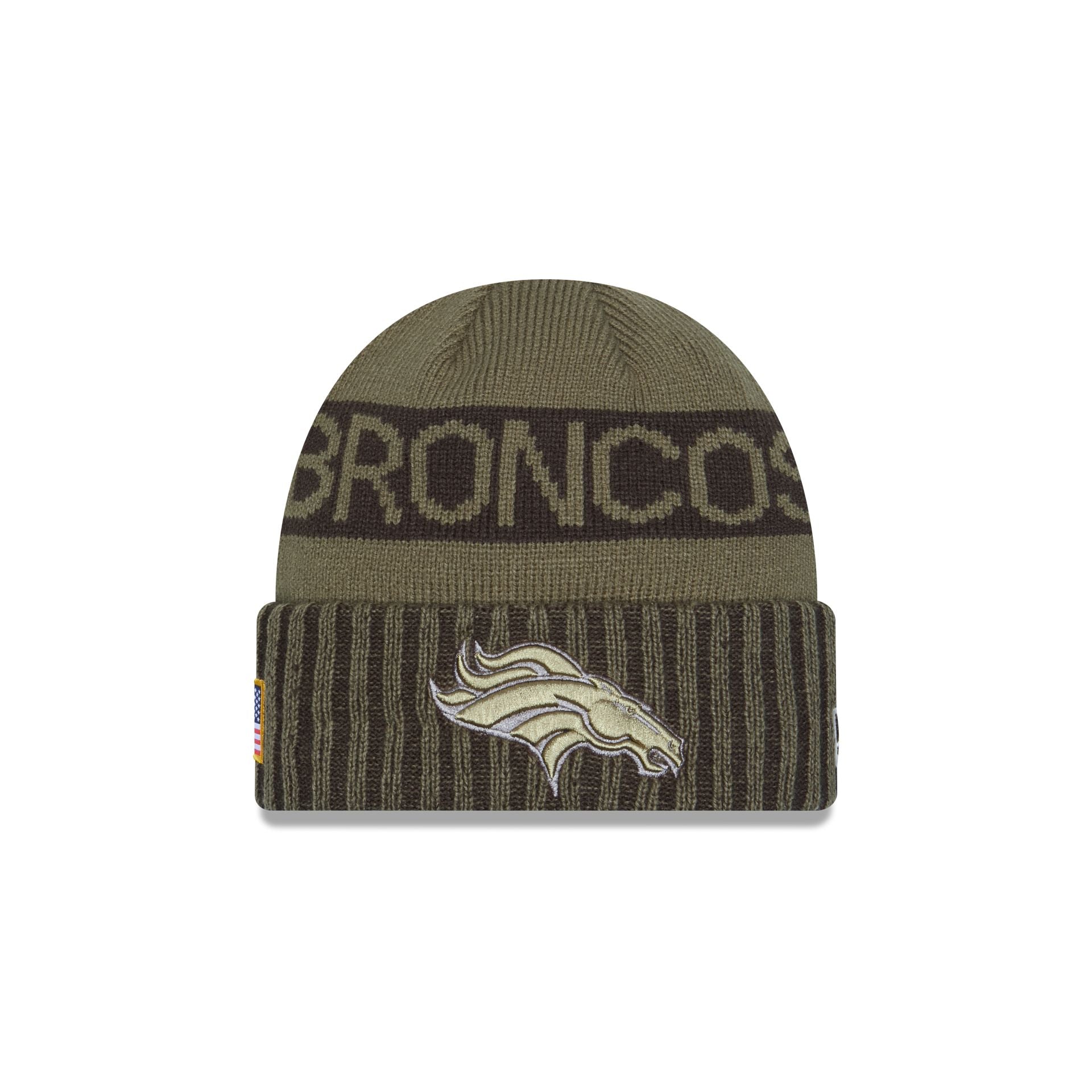 Denver Broncos 2025 Salute To Service Cuff Knit Hat