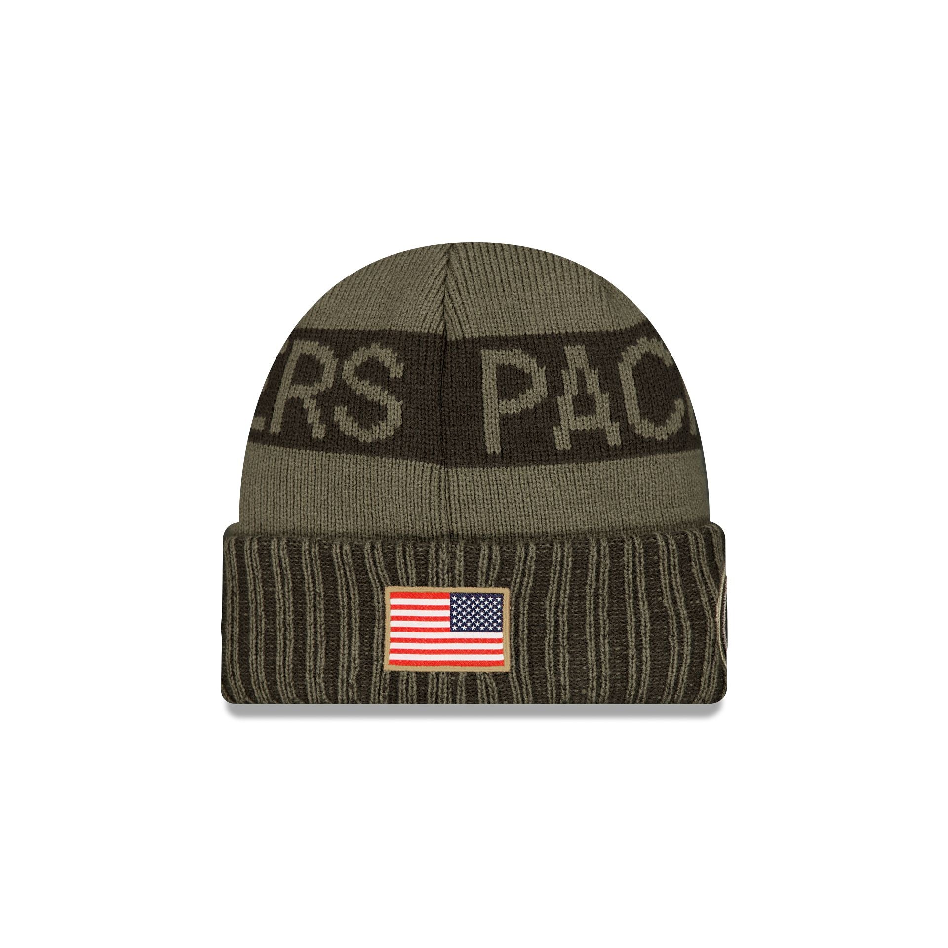 Alternative view of Green Bay Packers 2025 Salute To Service Cuff Knit Hat
