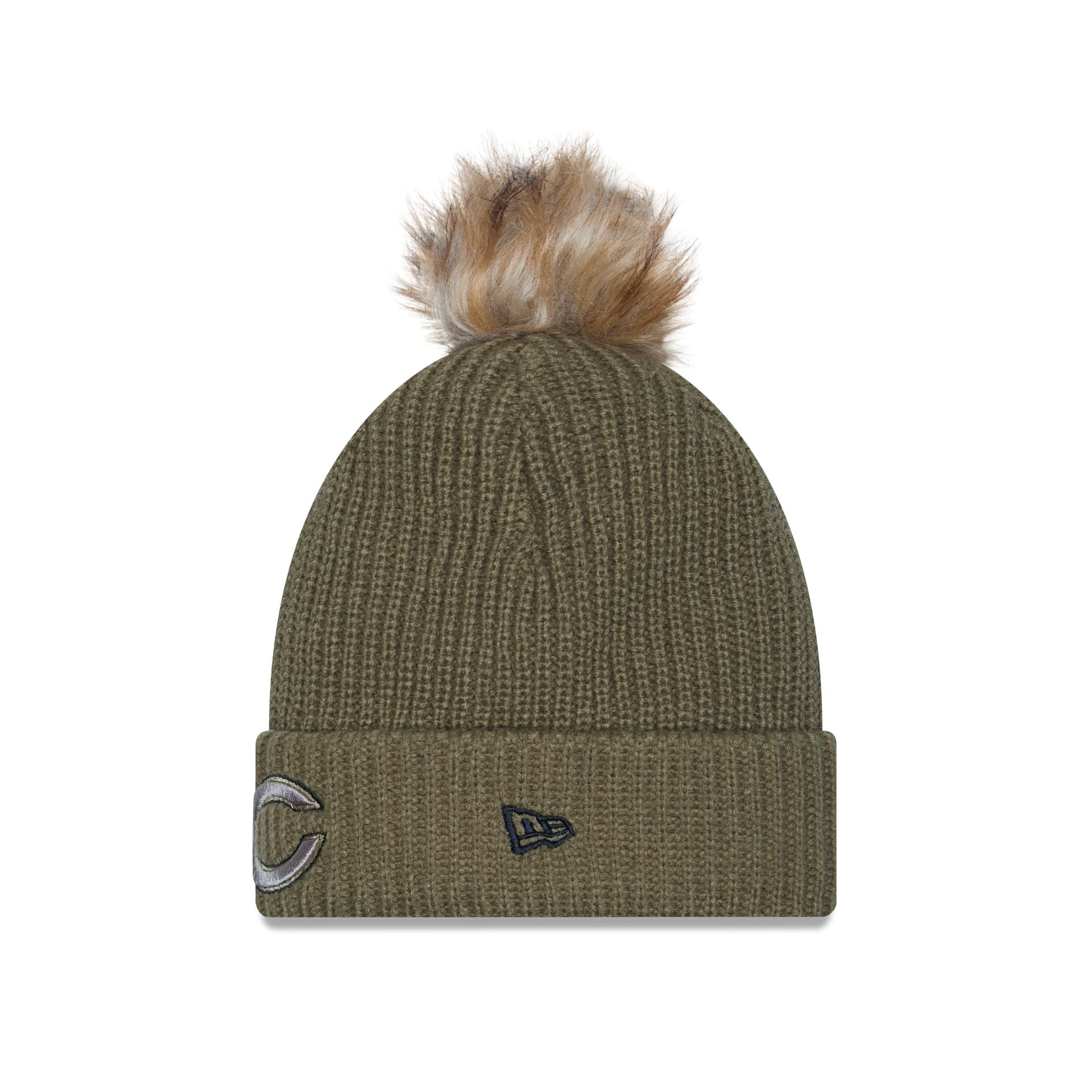 Alternative view of Chicago Bears 2025 Salute To Service Women's Pom Knit Hat
