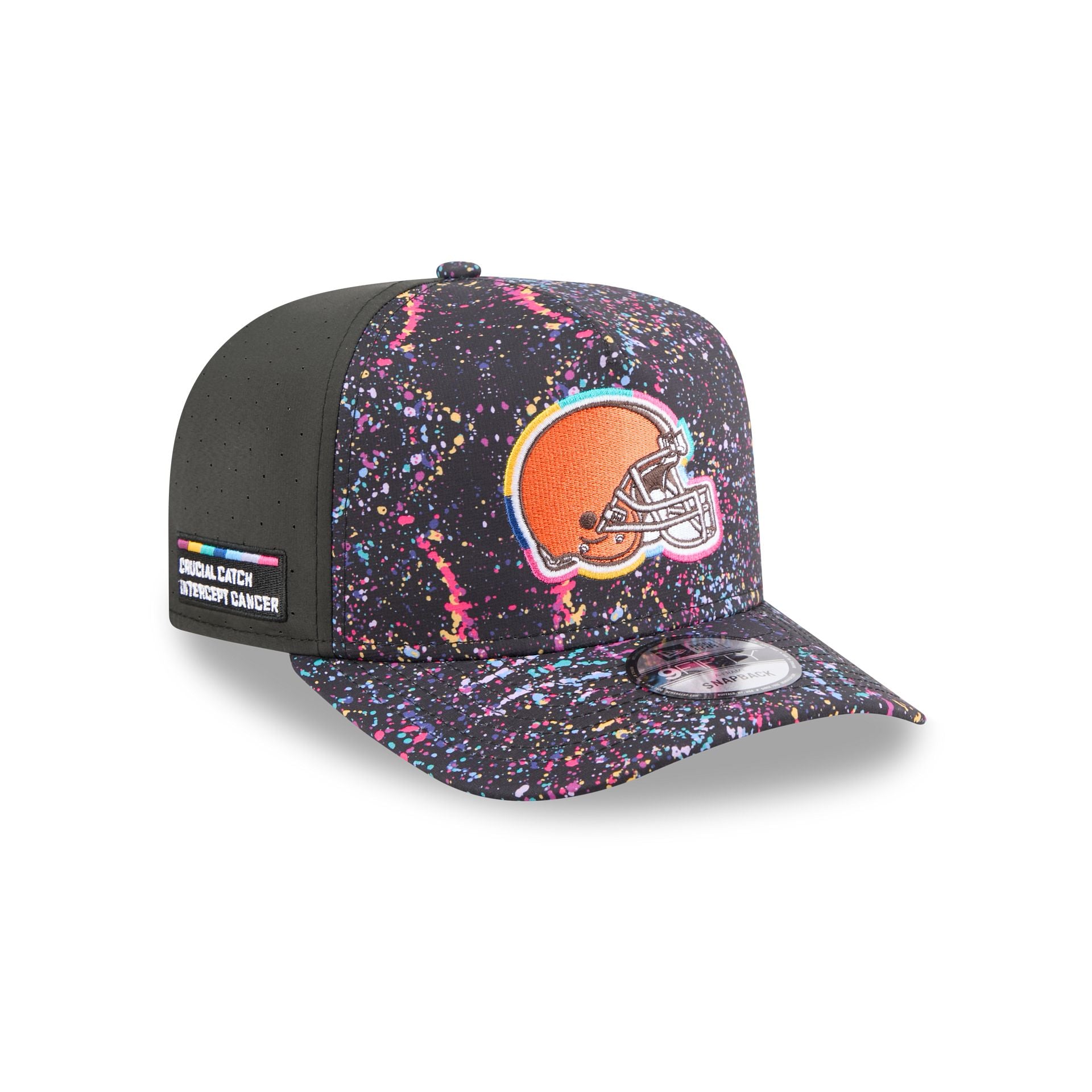 Cleveland Browns 2025 Crucial Catch 9Fifty A-Frame Snapback Hat