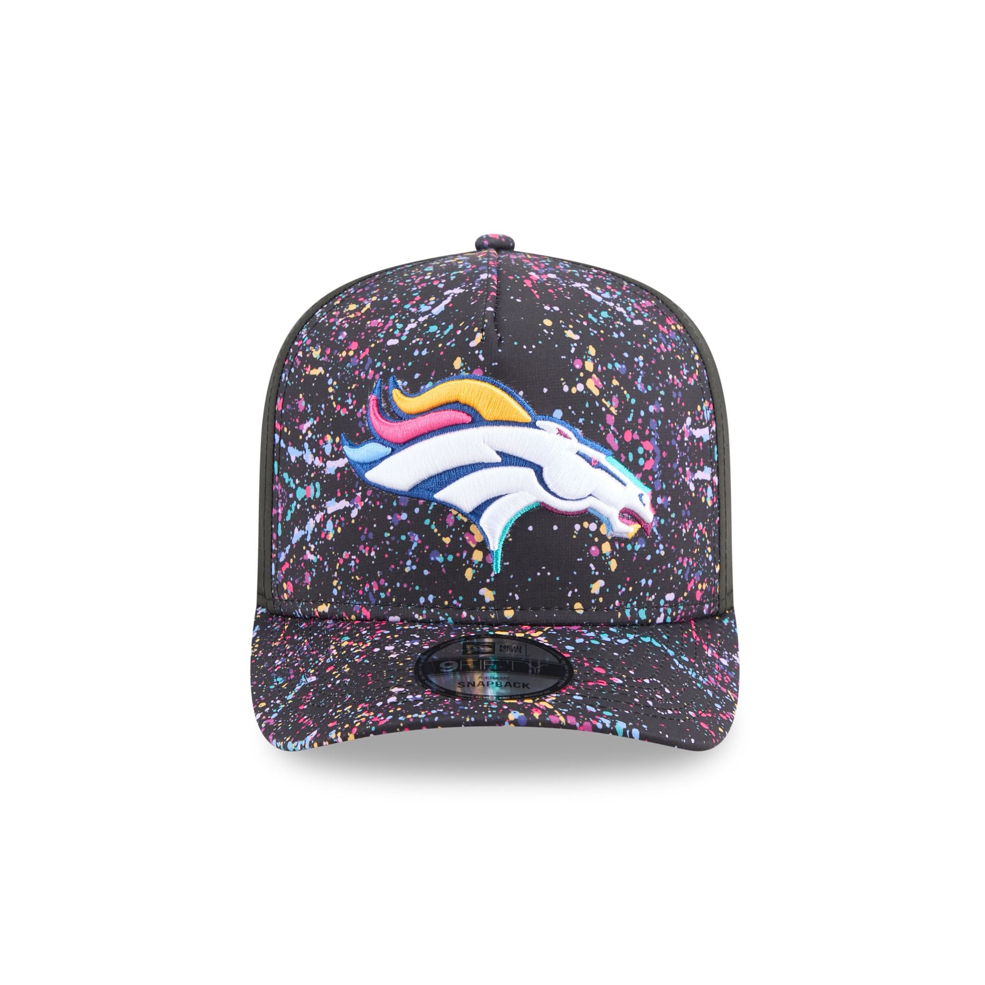 Alternative view of Denver Broncos 2025 Crucial Catch 9Fifty A-Frame Snapback Hat