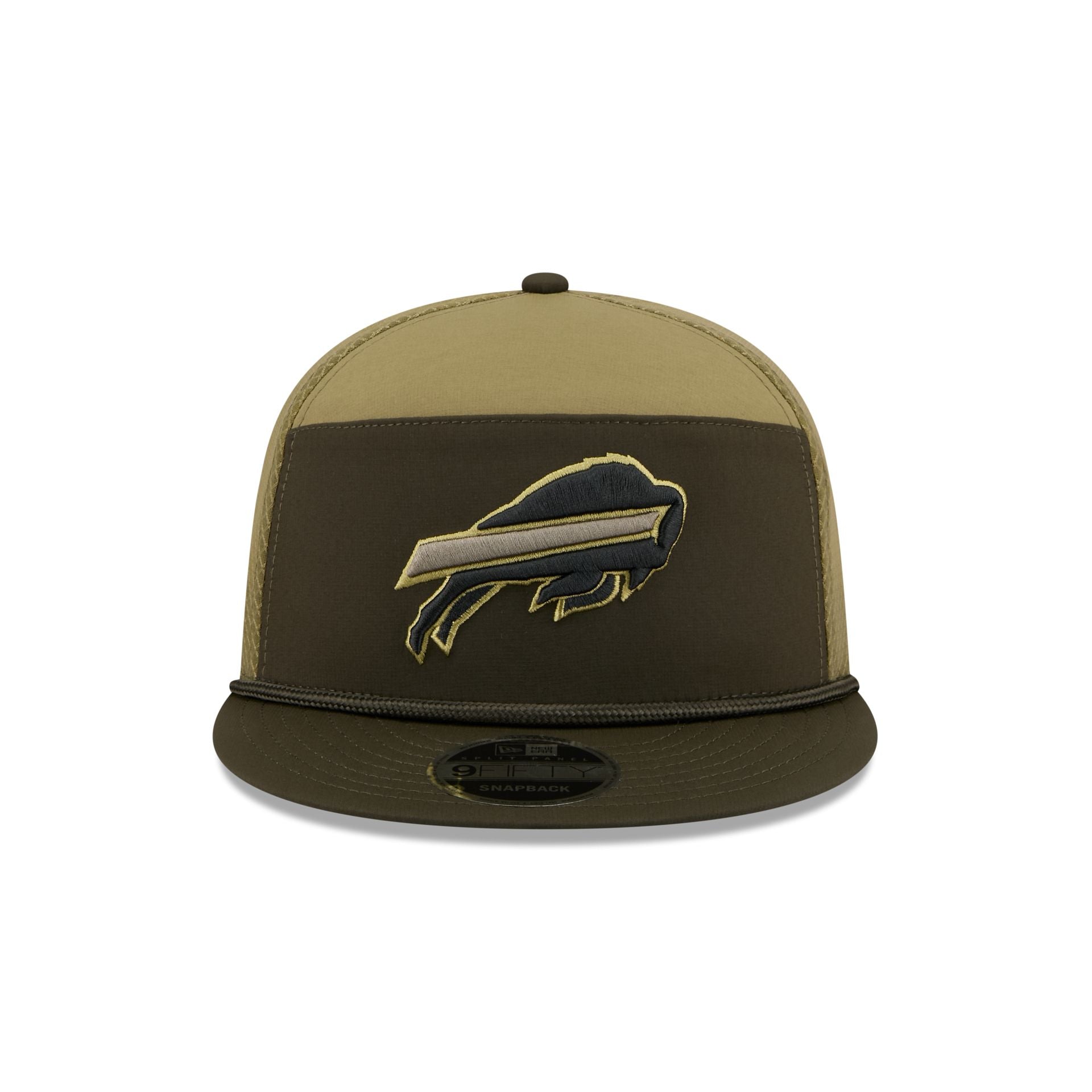 Alternative view of Buffalo Bills 2025 Salute To Service Split Panel 9Fifty Trucker Hat