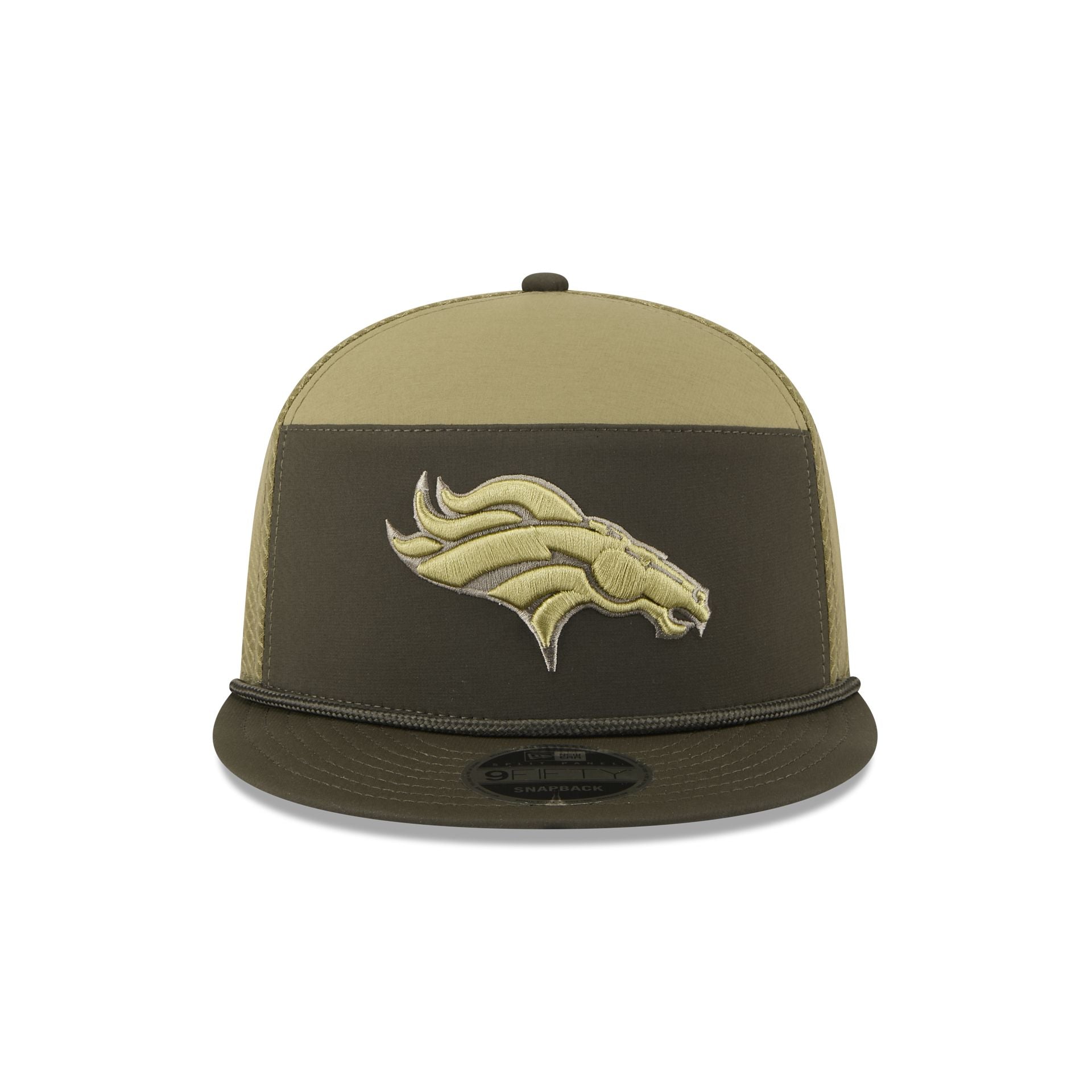 Alternative view of Denver Broncos 2025 Salute To Service Split Panel 9Fifty Trucker Hat