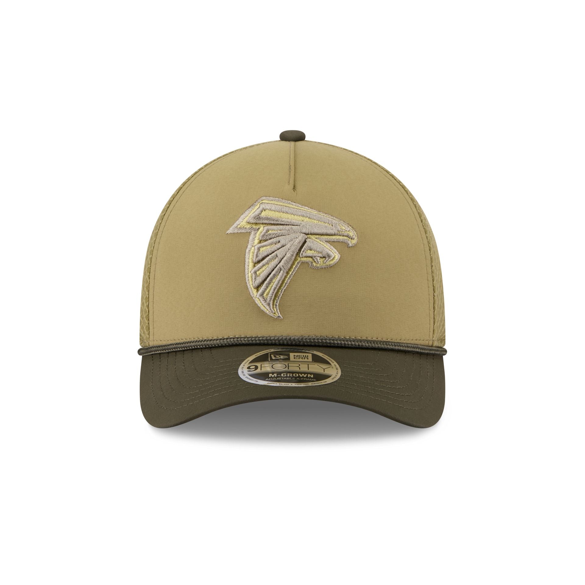 Alternative view of Atlanta Falcons 2025 Salute To Service 9Forty M-Crown A-Frame Trucker Hat