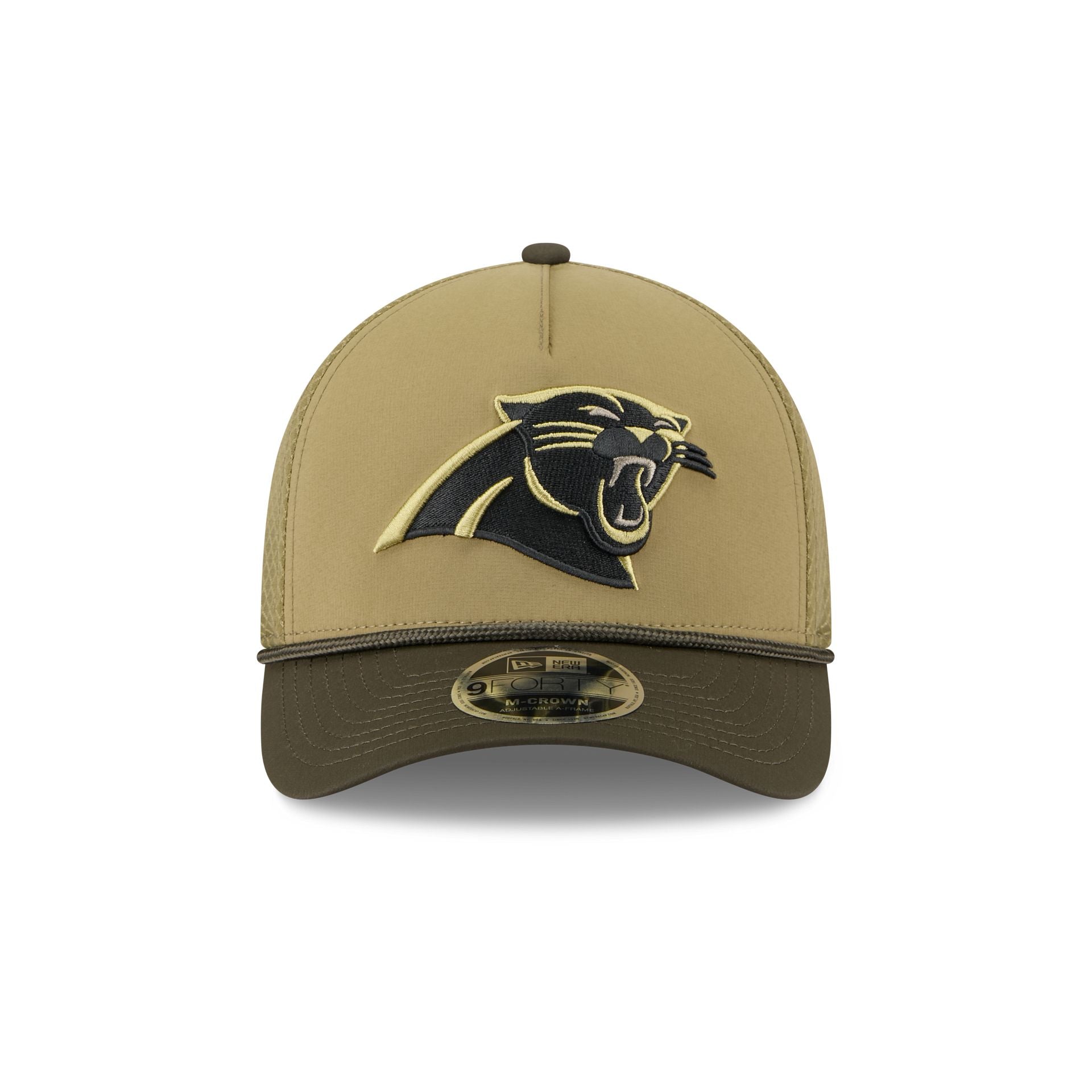Alternative view of Carolina Panthers 2025 Salute To Service 9Forty M-Crown A-Frame Trucker Hat