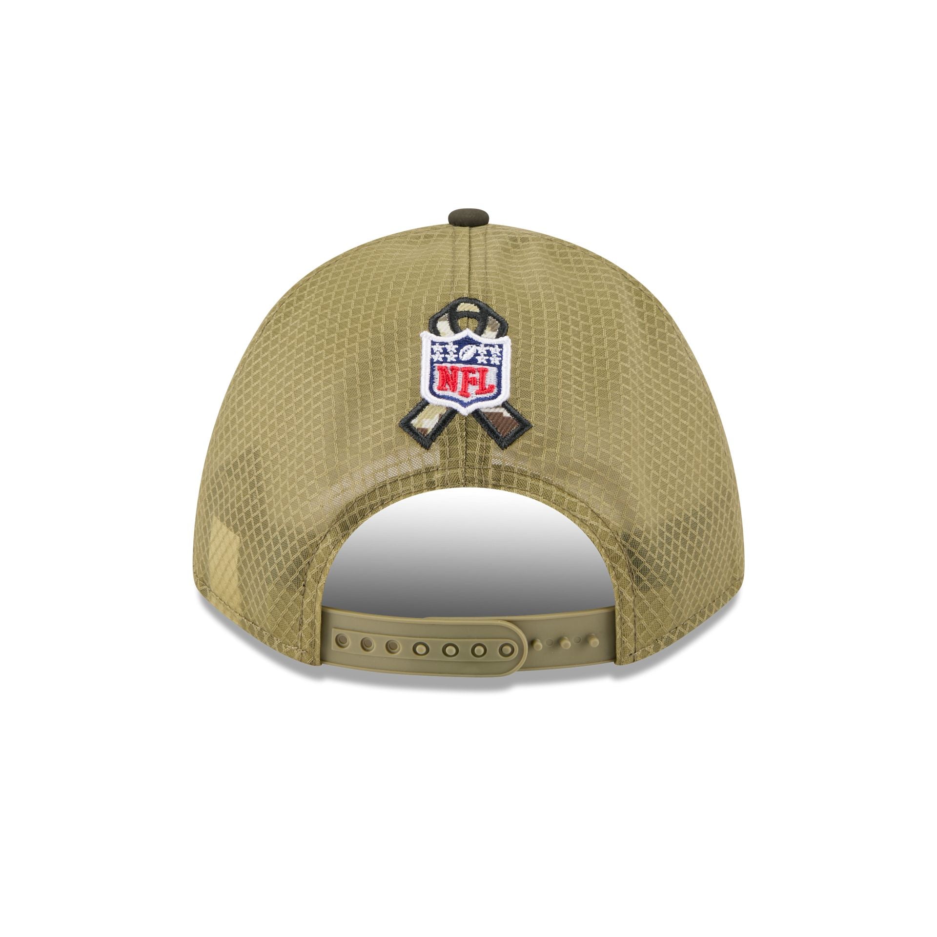 Cleveland Browns 2025 Salute To Service 9Forty M-Crown A-Frame Trucker Hat - Image 6