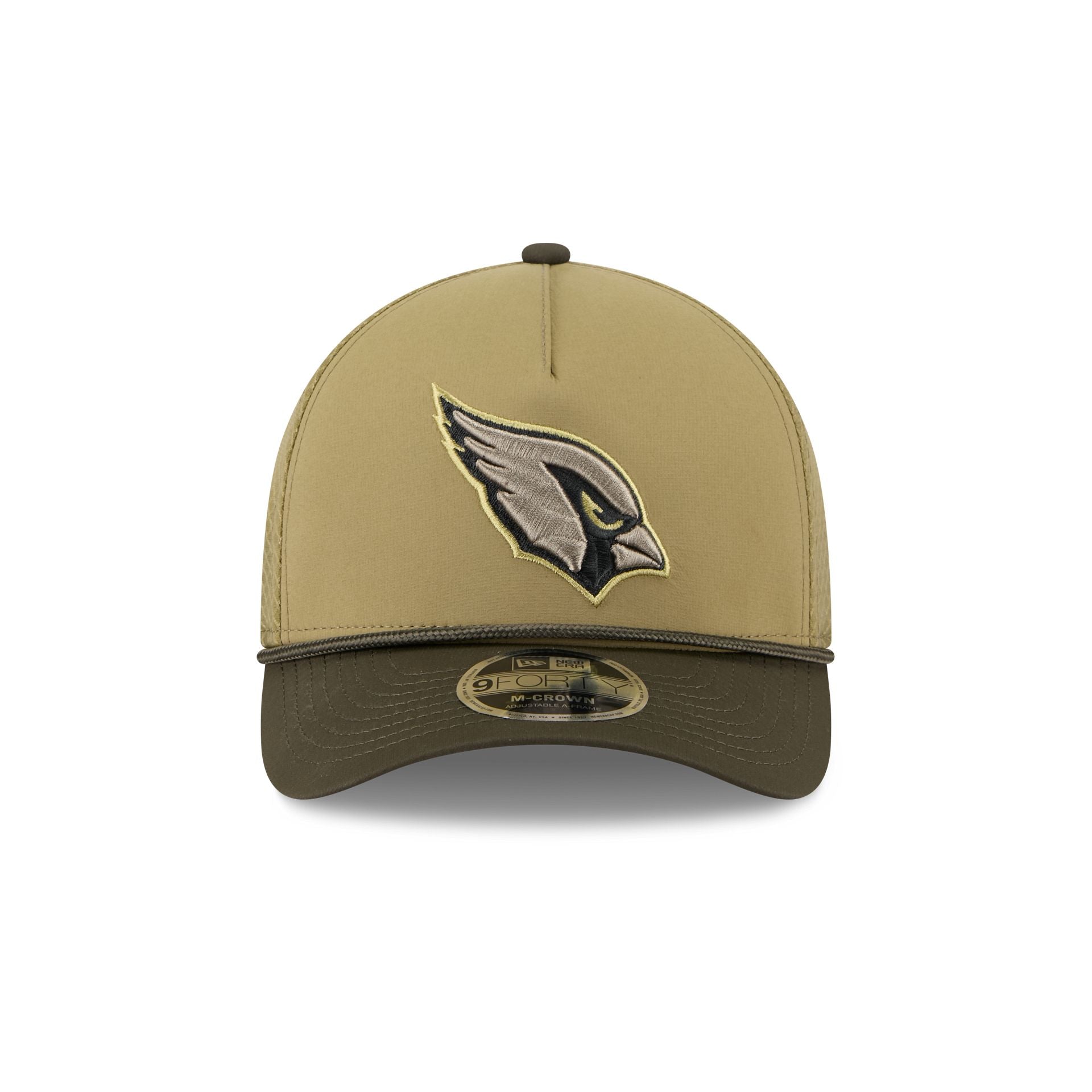 Alternative view of Arizona Cardinals 2025 Salute To Service 9Forty M-Crown A-Frame Trucker Hat