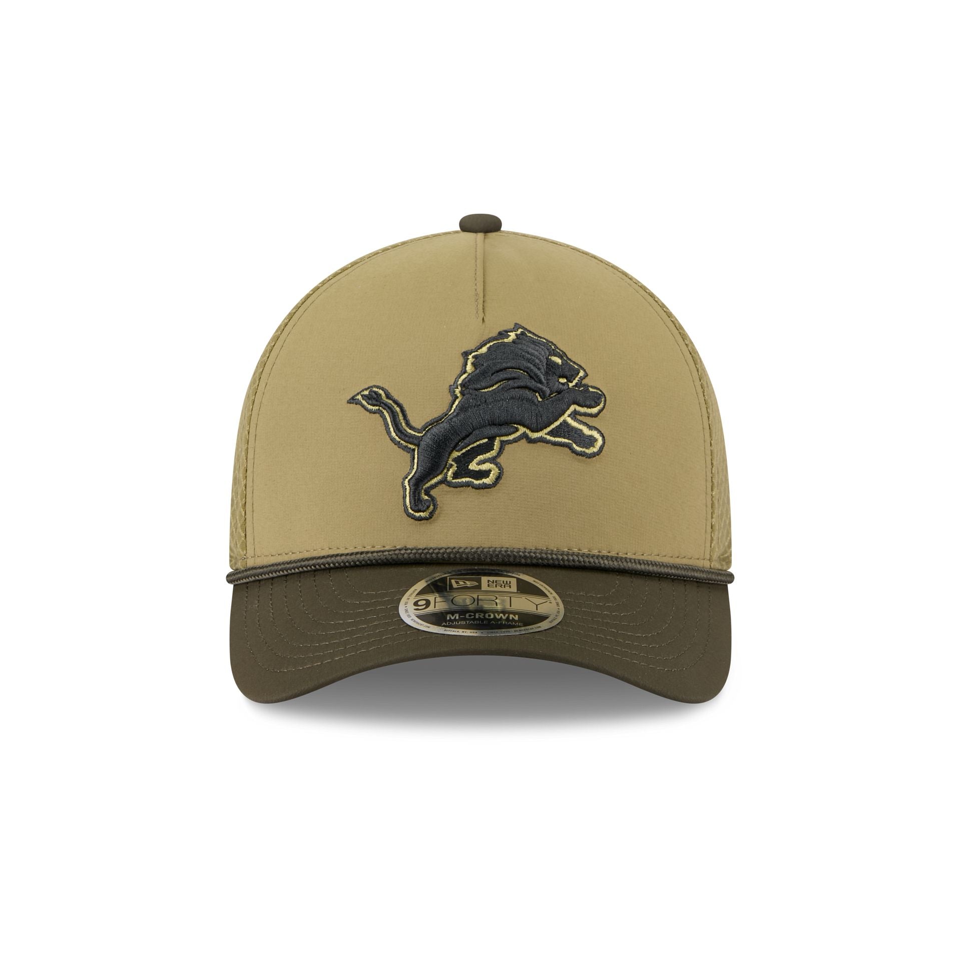 Alternative view of Detroit Lions 2025 Salute To Service 9Forty M-Crown A-Frame Trucker Hat