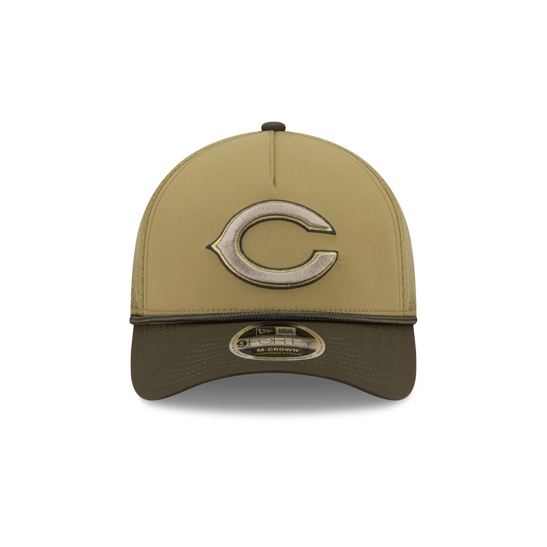 Alternative view of Chicago Bears 2025 Salute To Service 9Forty M-Crown A-Frame Trucker Hat