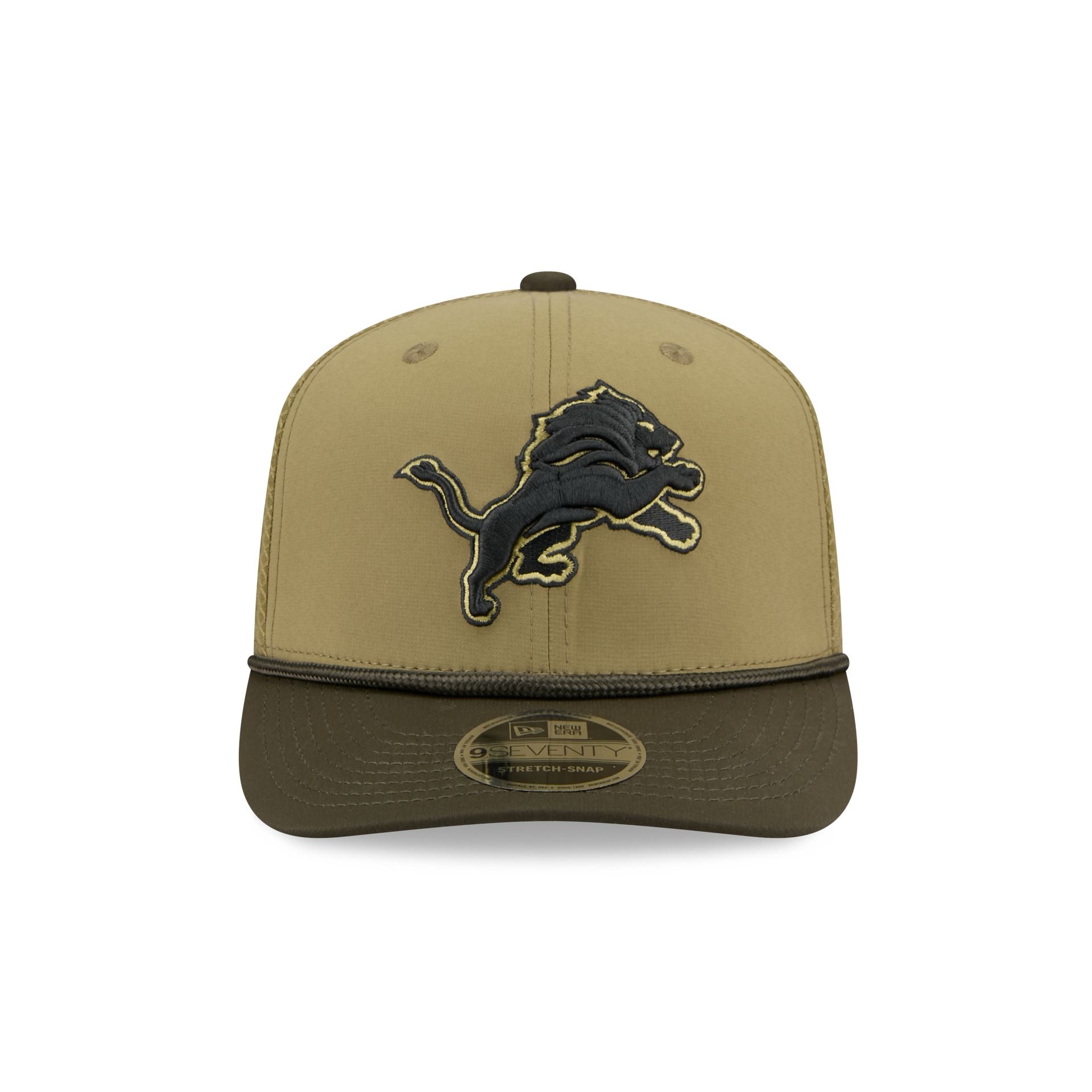Alternative view of Detroit Lions 2025 Salute To Service 9Seventy Trucker Hat