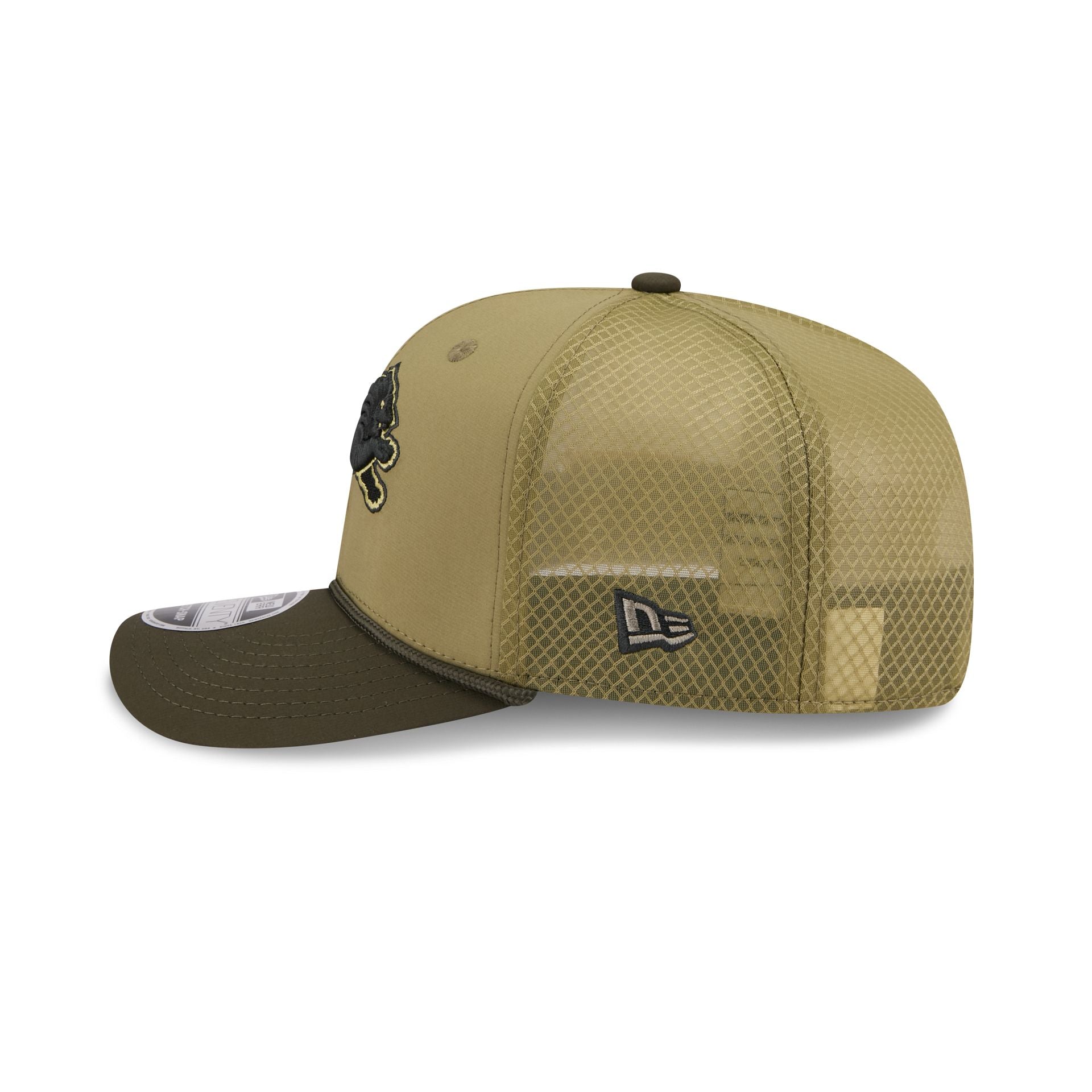 Detroit Lions 2025 Salute To Service 9Seventy Trucker Hat - Image 5