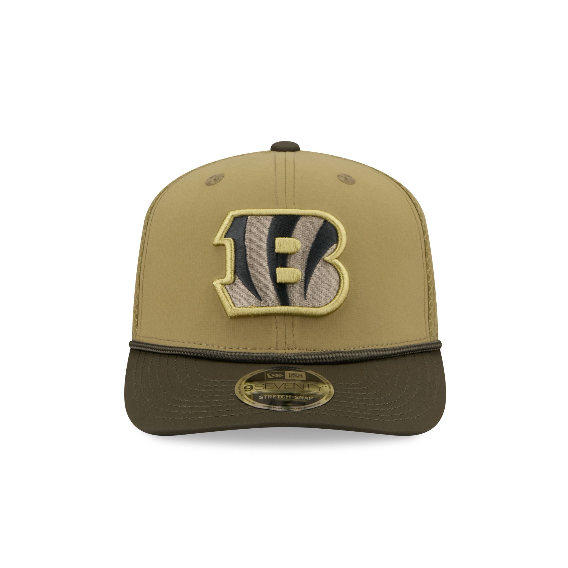 Alternative view of Cincinnati Bengals 2025 Salute To Service 9Seventy Trucker Hat