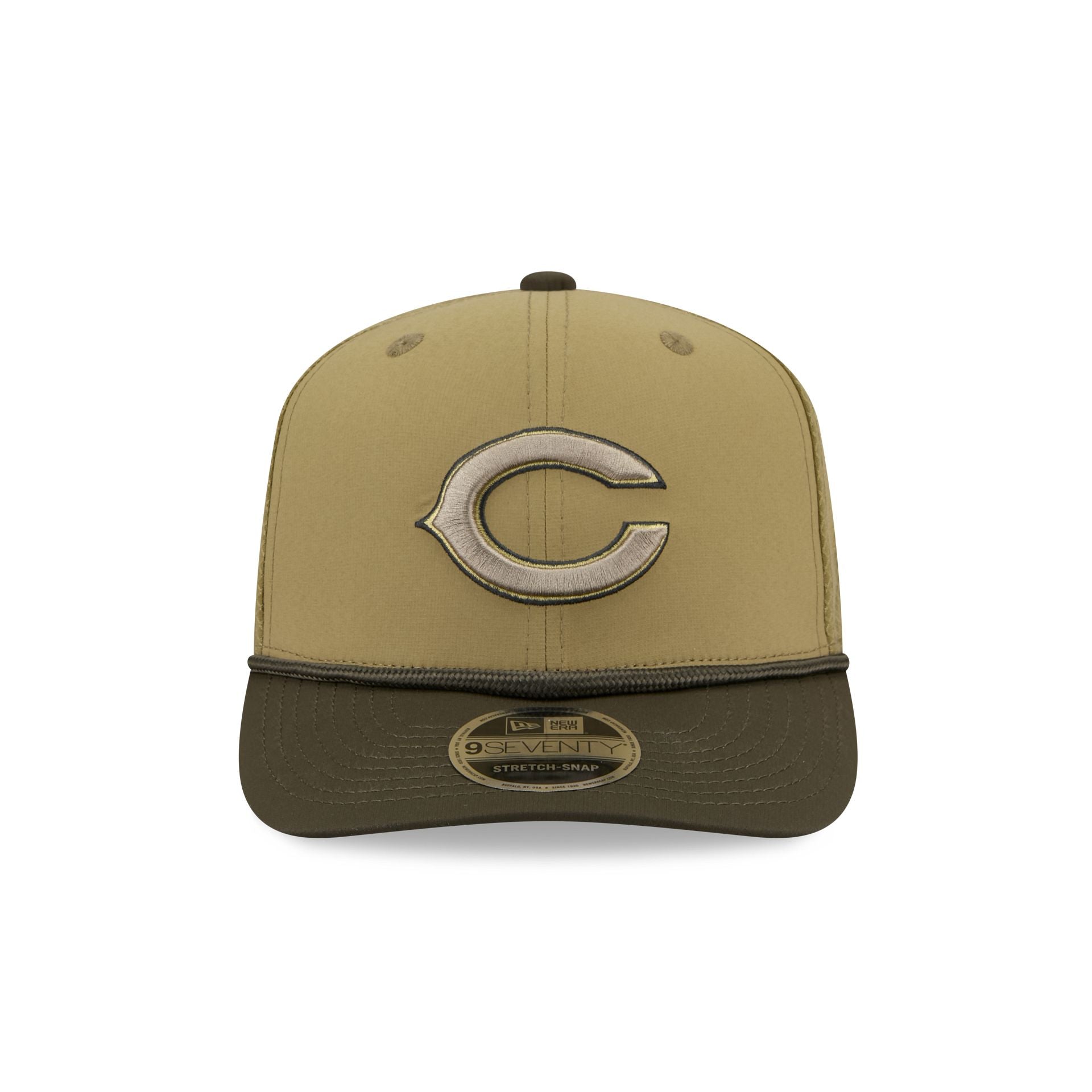 Alternative view of Chicago Bears 2025 Salute To Service 9Seventy Trucker Hat