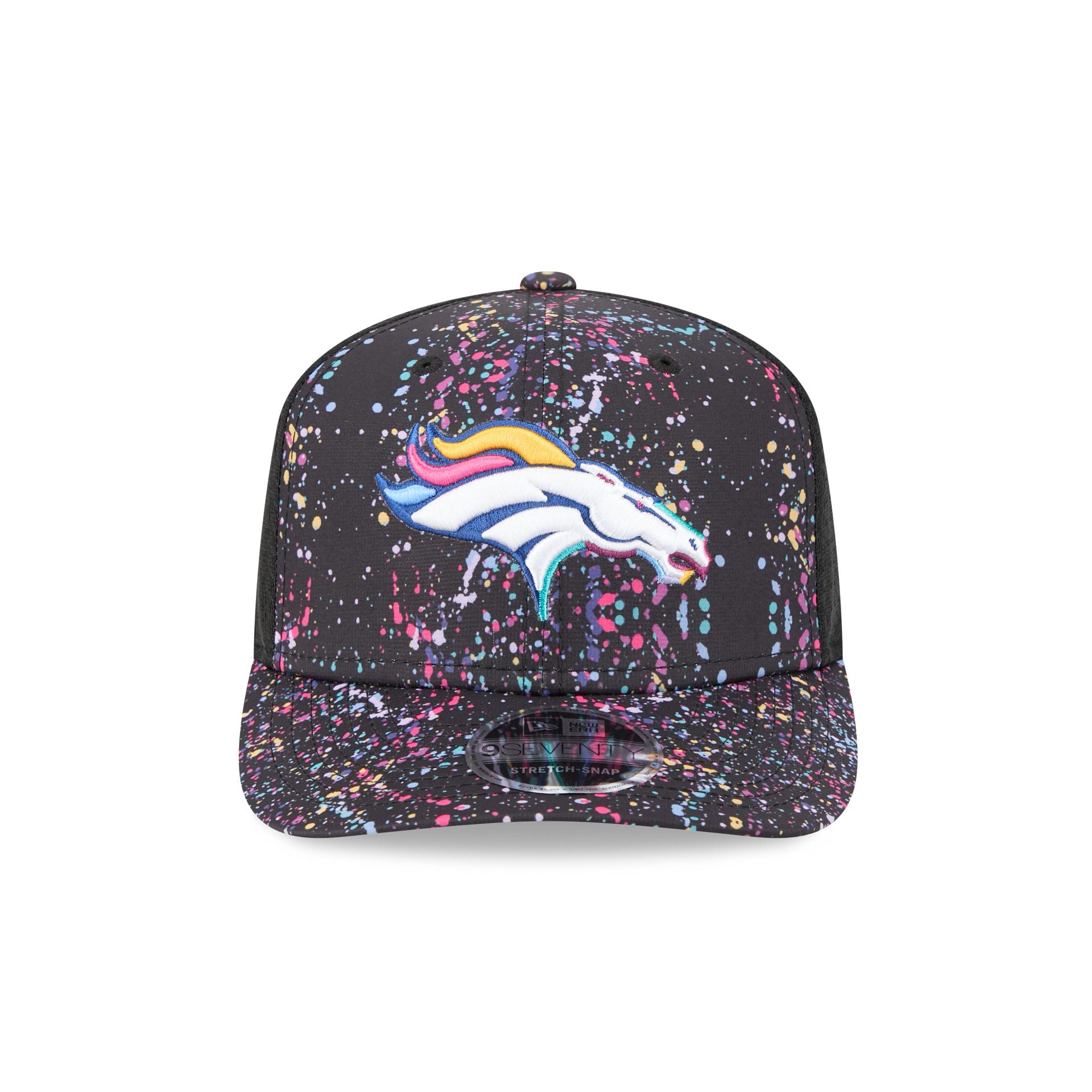 Alternative view of Denver Broncos 2025 Crucial Catch 9Seventy Trucker Hat