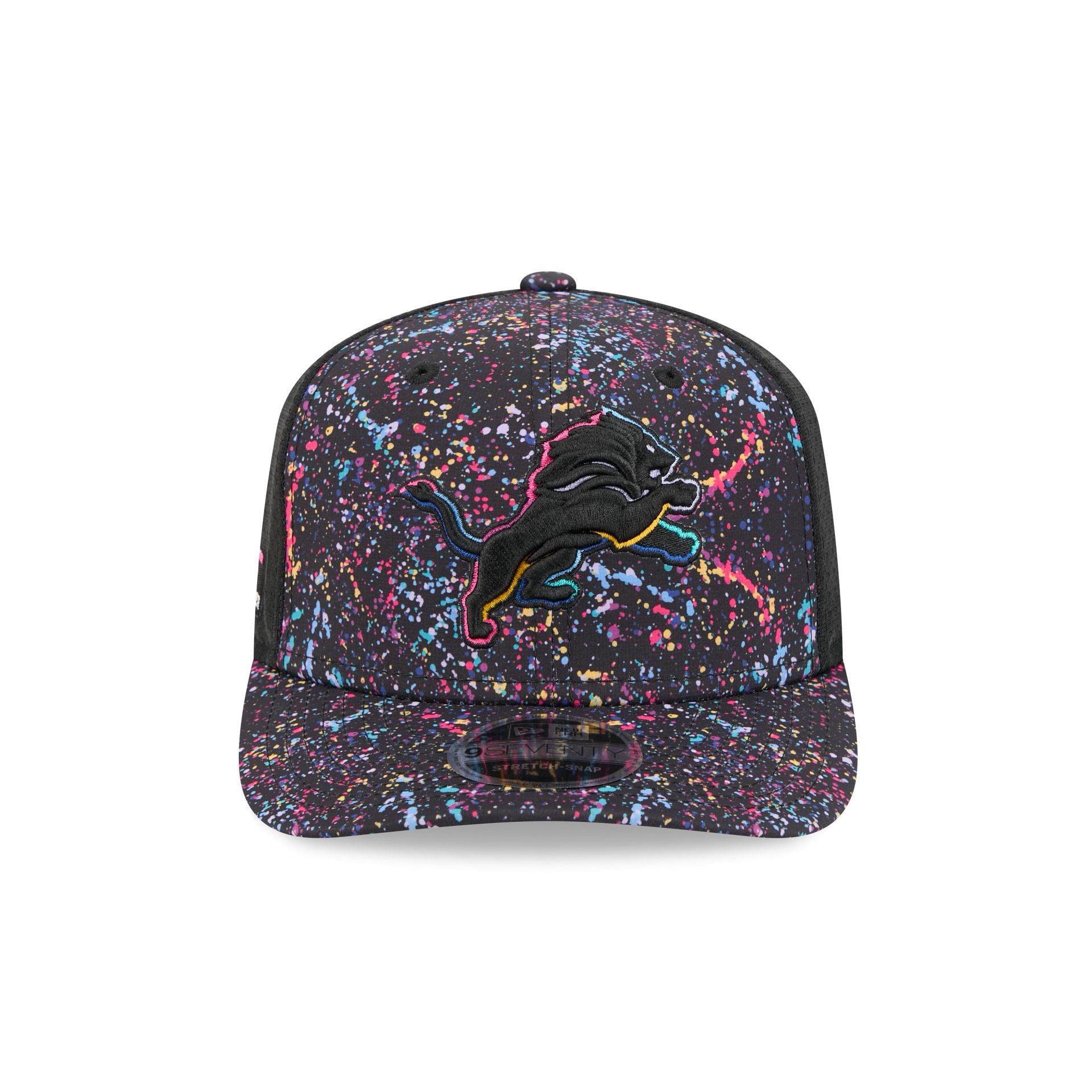 Alternative view of Detroit Lions 2025 Crucial Catch 9Seventy Trucker Hat