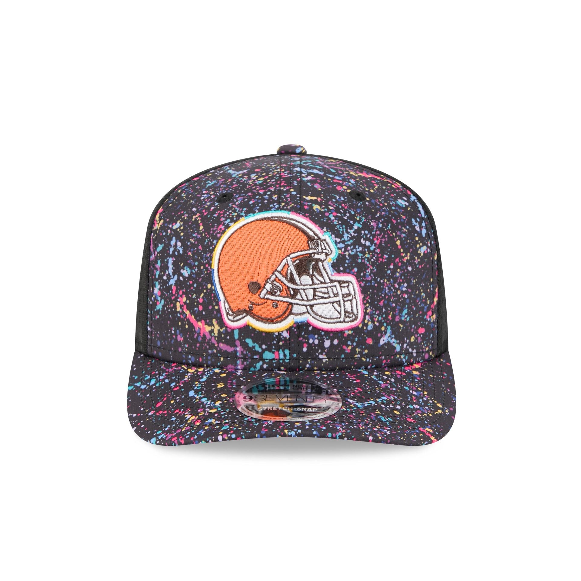 Alternative view of Cleveland Browns 2025 Crucial Catch 9Seventy Trucker Hat