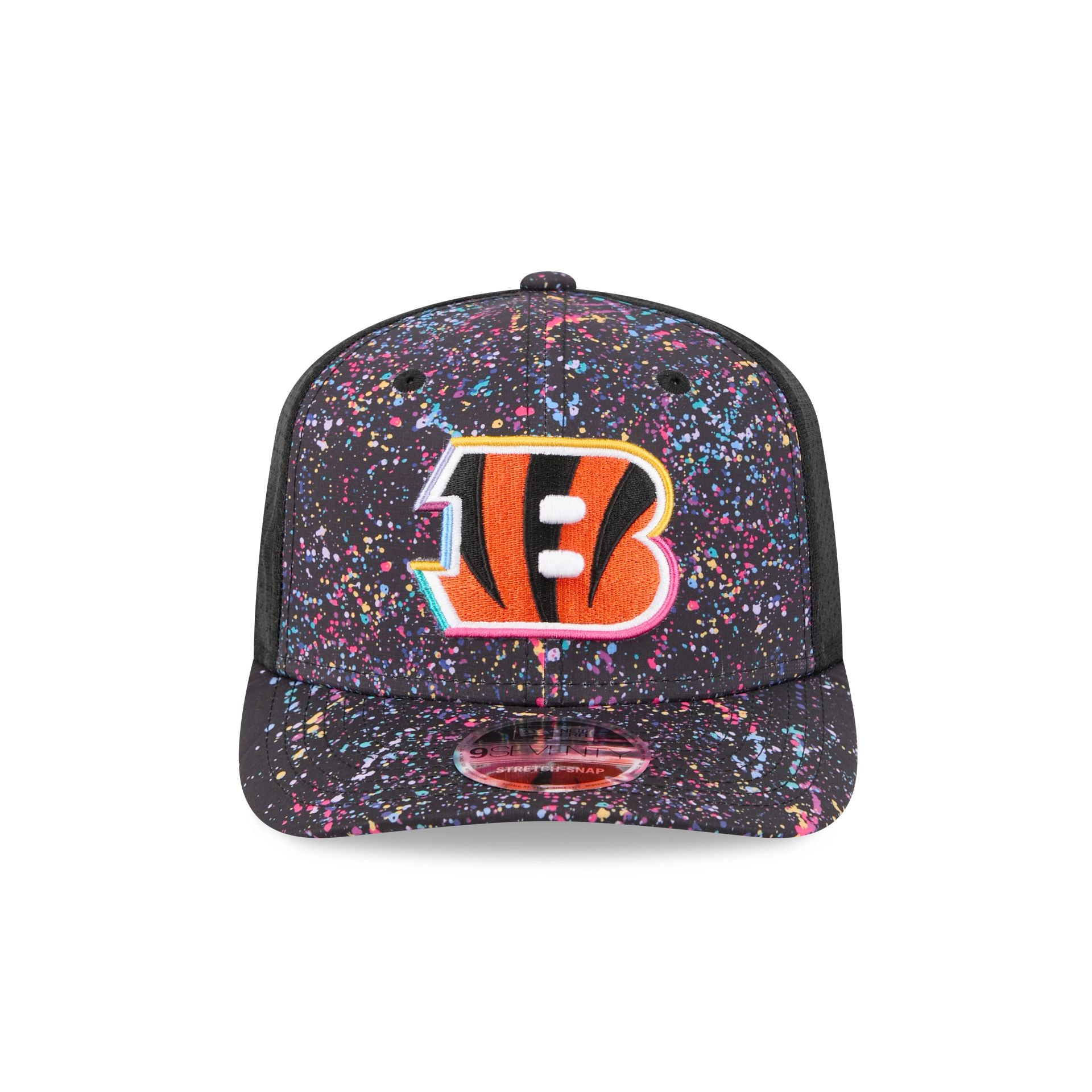 Alternative view of Cincinnati Bengals 2025 Crucial Catch 9Seventy Trucker Hat