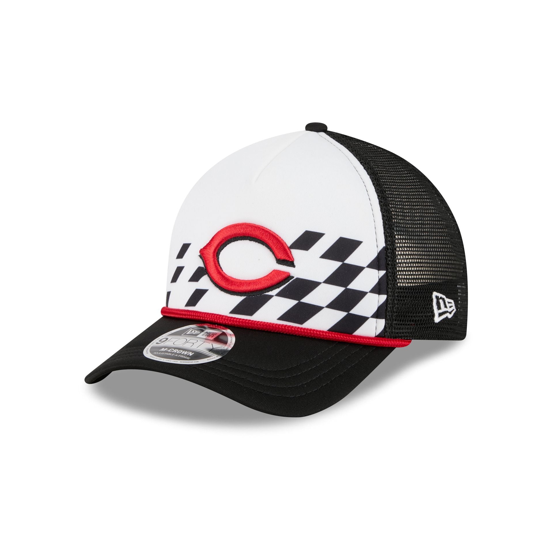 Cincinnati Reds Speedway Classic Fan Pack 9Forty M-Crown A-Frame Trucker - Image 3