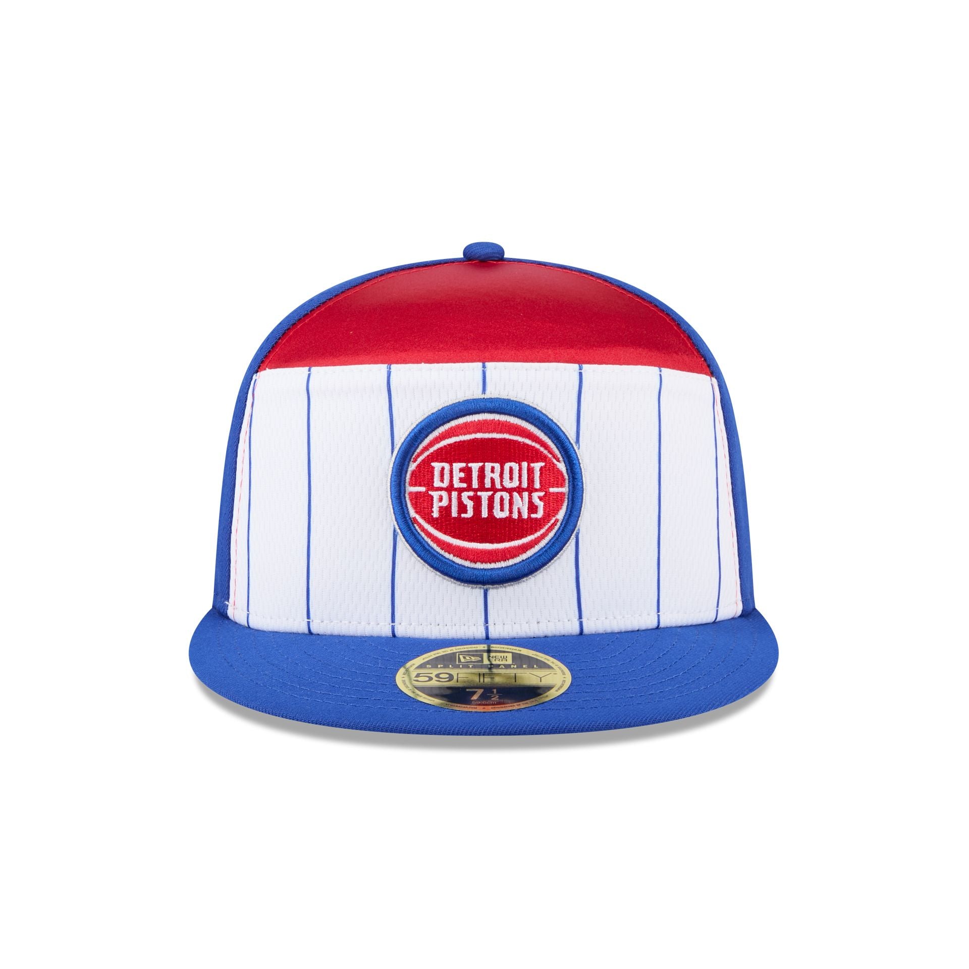 Alternative view of Detroit Pistons 2025 Tip-Off Split Panel 59Fifty Fitted Hat