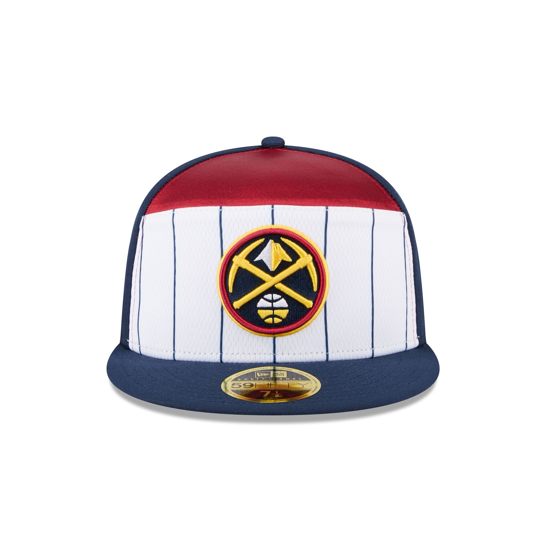 Alternative view of Denver Nuggets 2025 Tip-Off Split Panel 59Fifty Fitted Hat