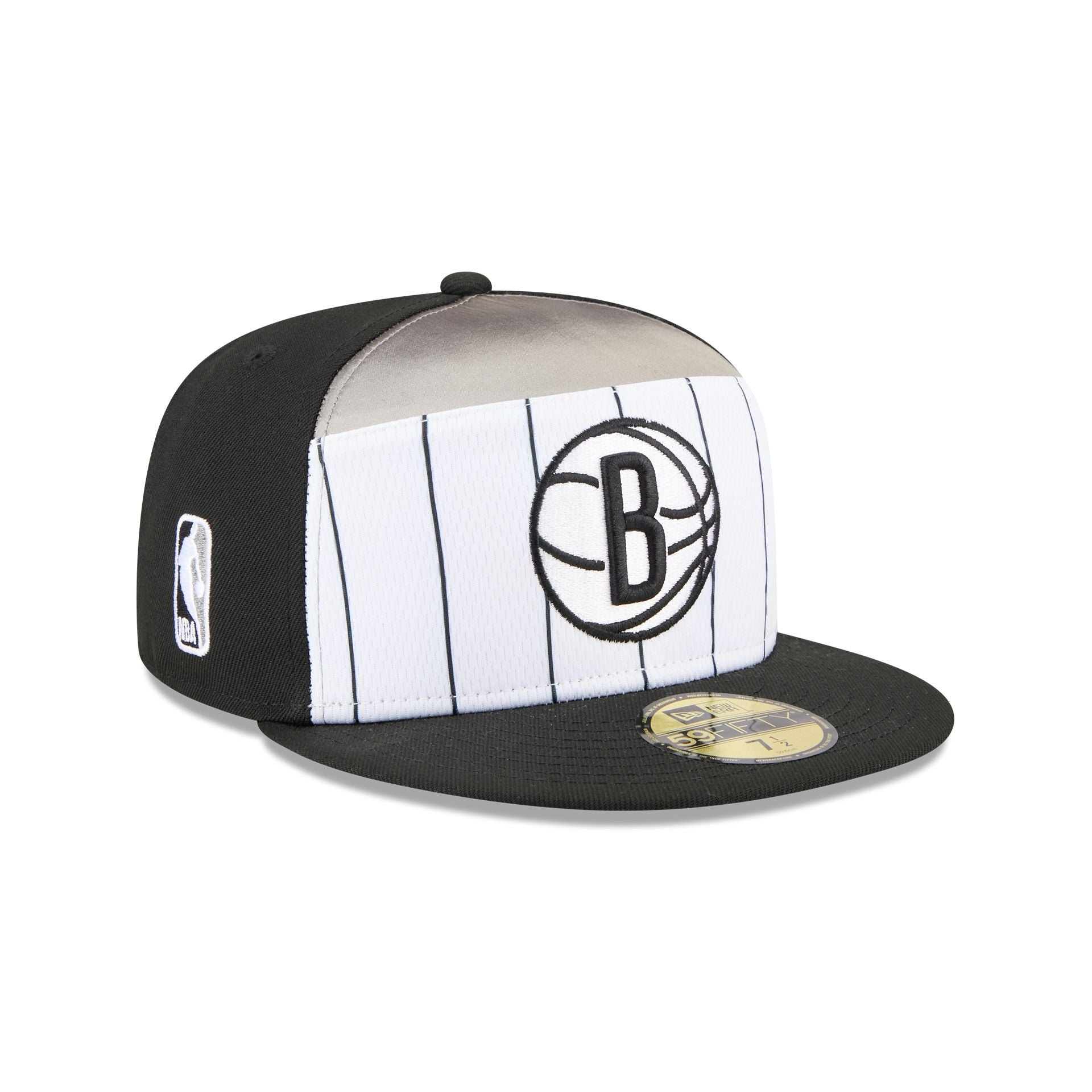 Brooklyn Nets 2025 Tip-Off Split Panel 59Fifty Fitted Hat - Image 3