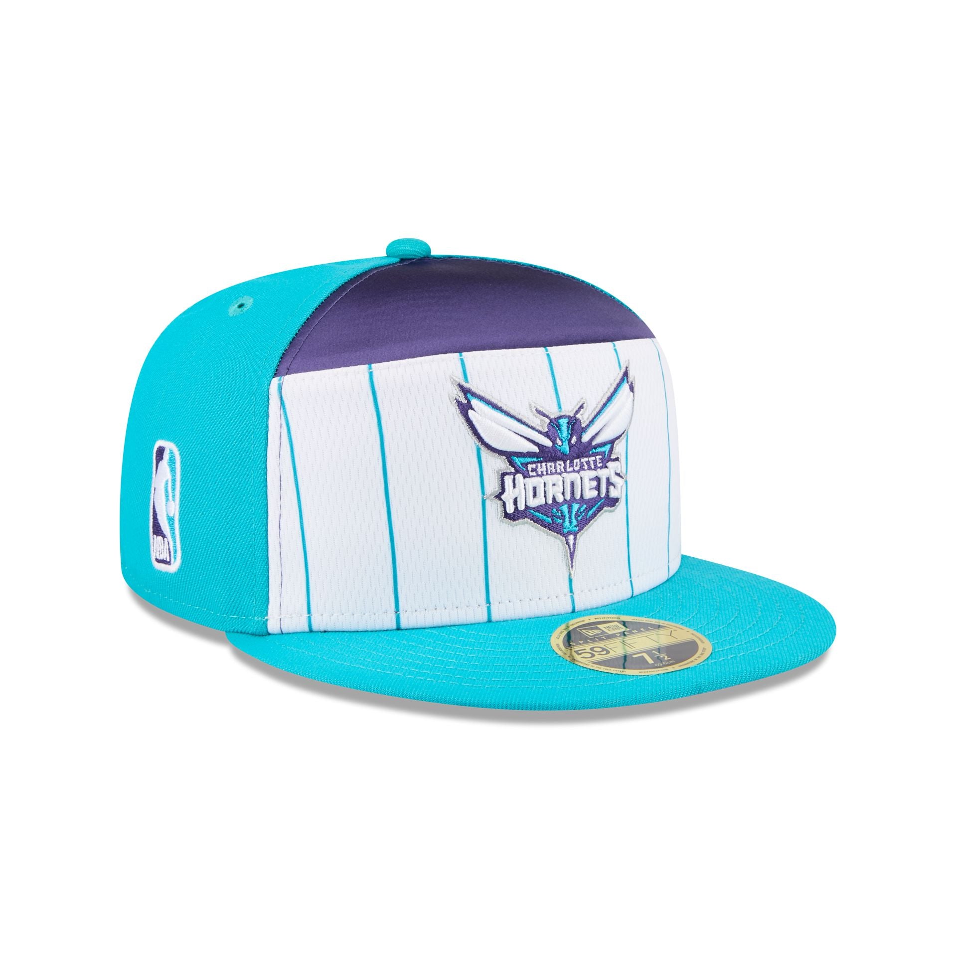 Charlotte Hornets 2025 Tip-Off Split Panel 59Fifty Fitted Hat - Image 3