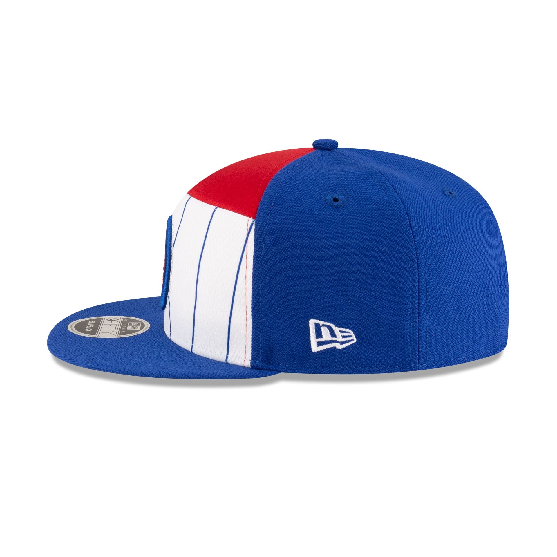 Detroit Pistons 2025 Tip-Off Split Panel 9Fifty Snapback Hat - Image 4