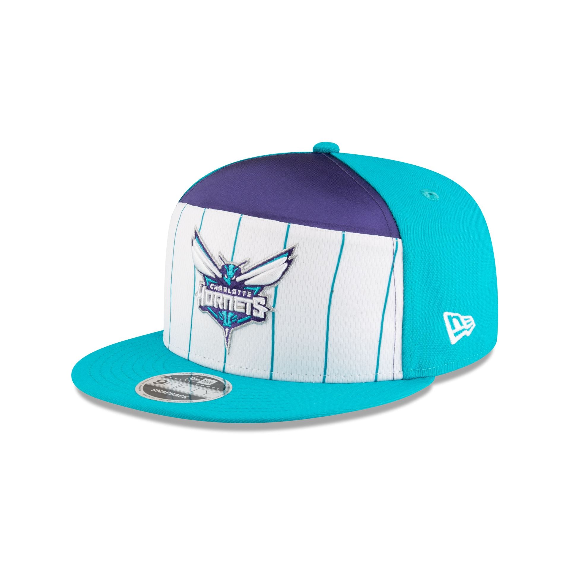 Charlotte Hornets 2025 Tip-Off Split Panel 9Fifty Snapback Hat