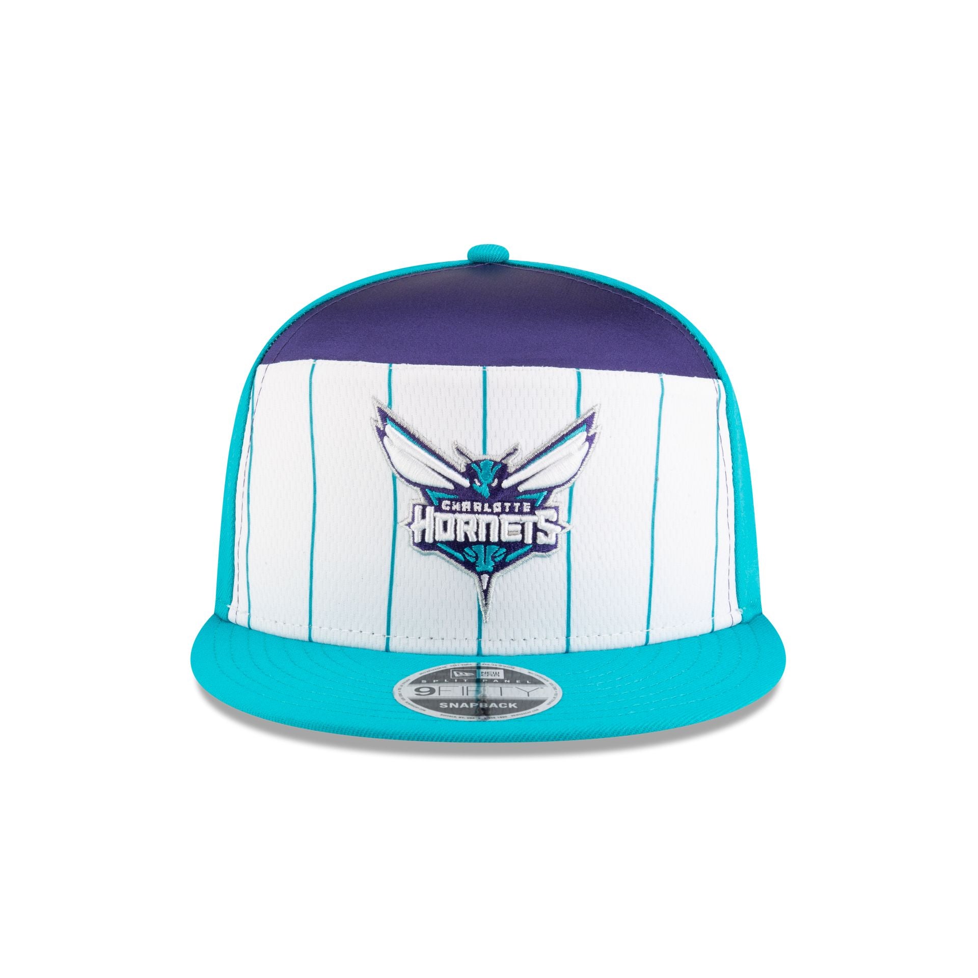 Alternative view of Charlotte Hornets 2025 Tip-Off Split Panel 9Fifty Snapback Hat